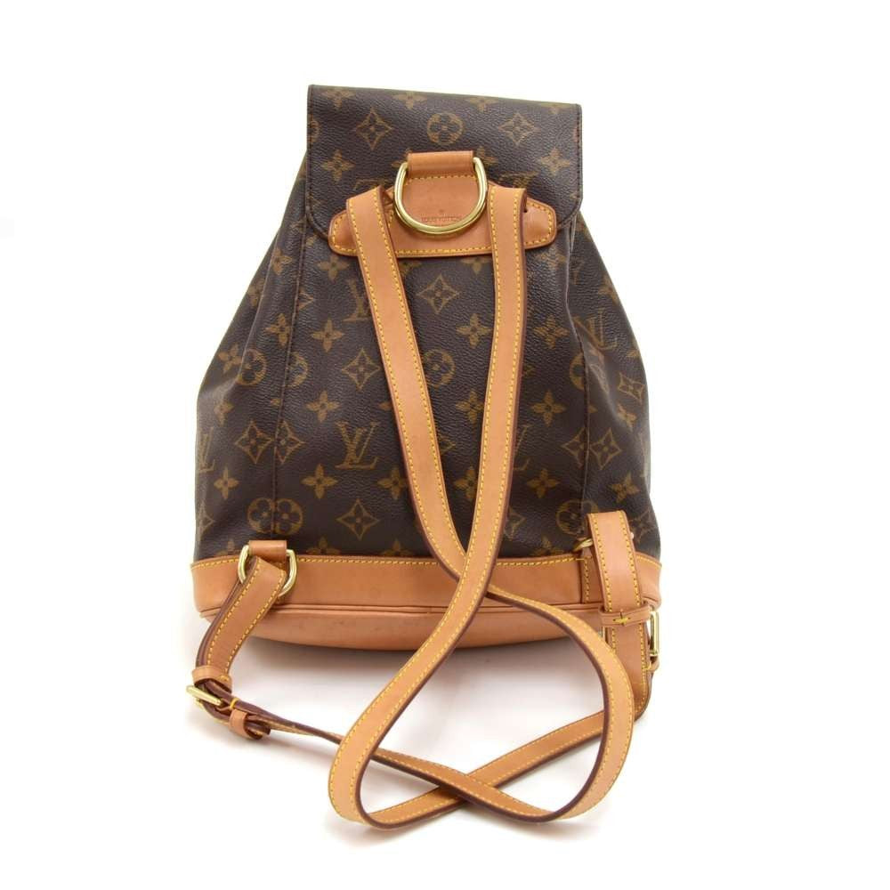 Louis Vuitto Montsouris MM Monogram Canvas Backpack Bag