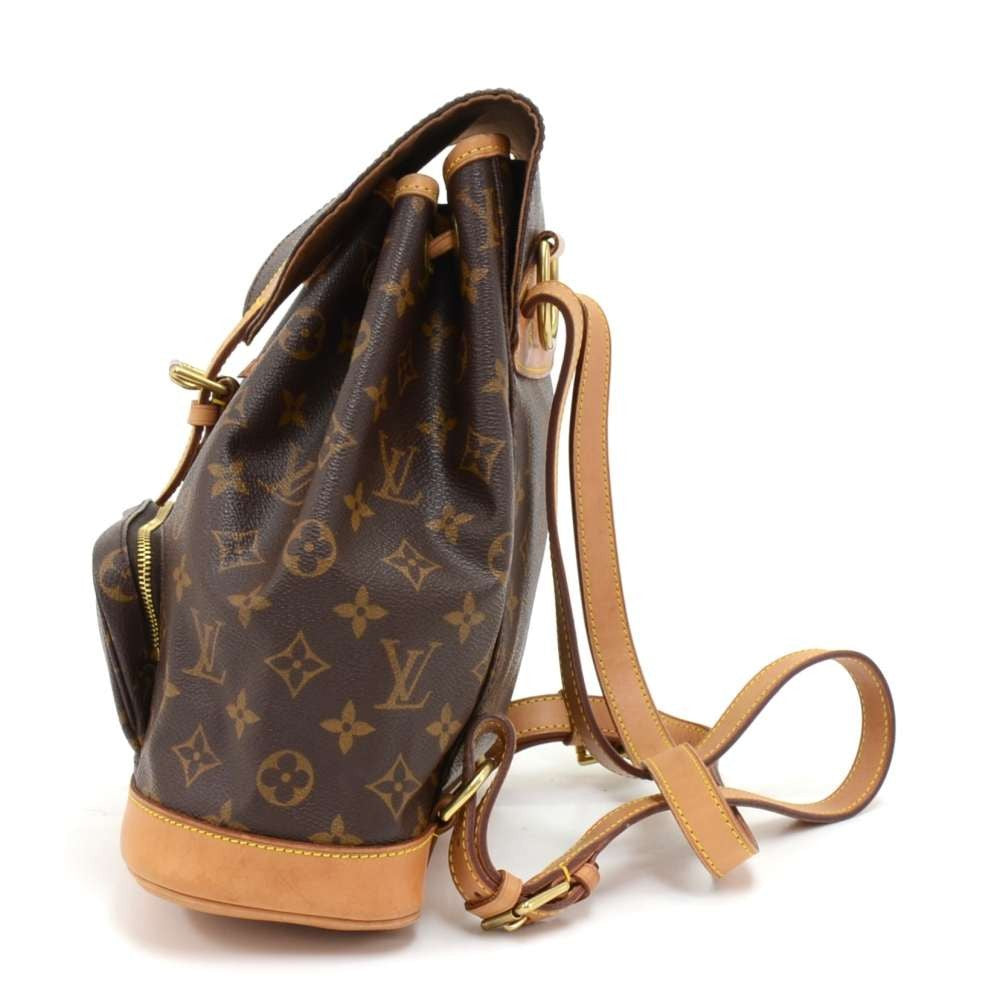 Louis Vuitto Montsouris MM Monogram Canvas Backpack Bag