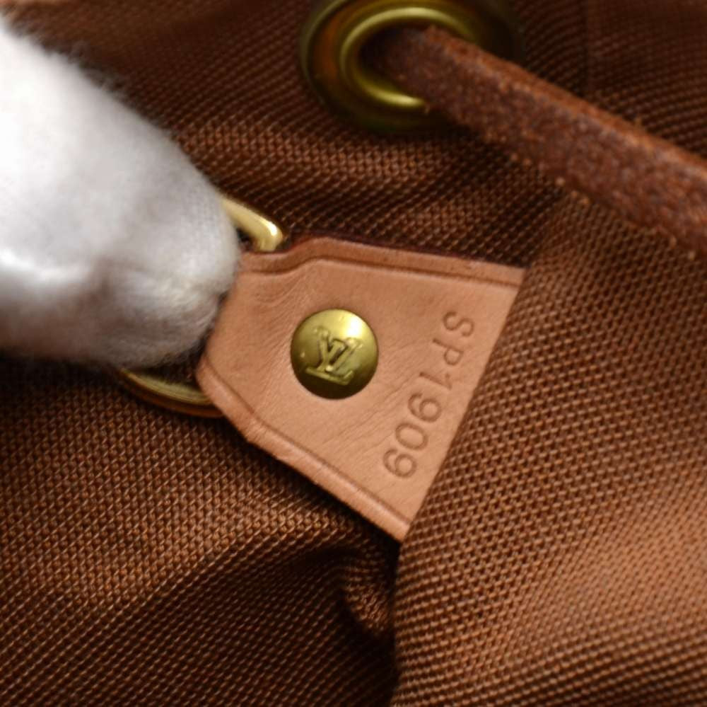 Louis Vuitto Montsouris MM Monogram Canvas Backpack Bag