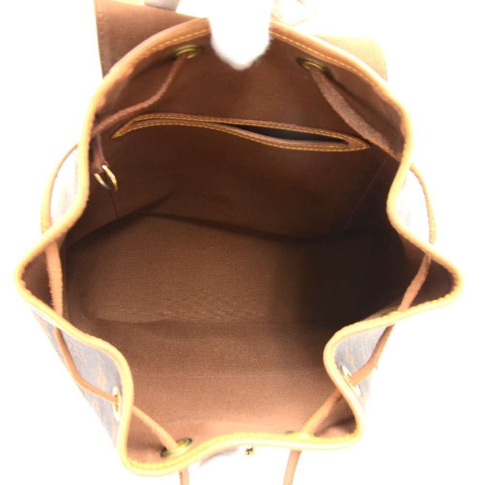 Louis Vuitto Montsouris MM Monogram Canvas Backpack Bag