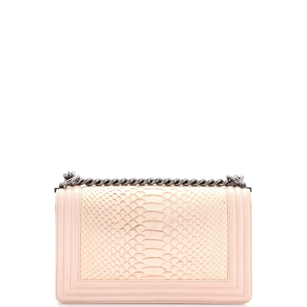 Boy Flap Bag Python Old Medium