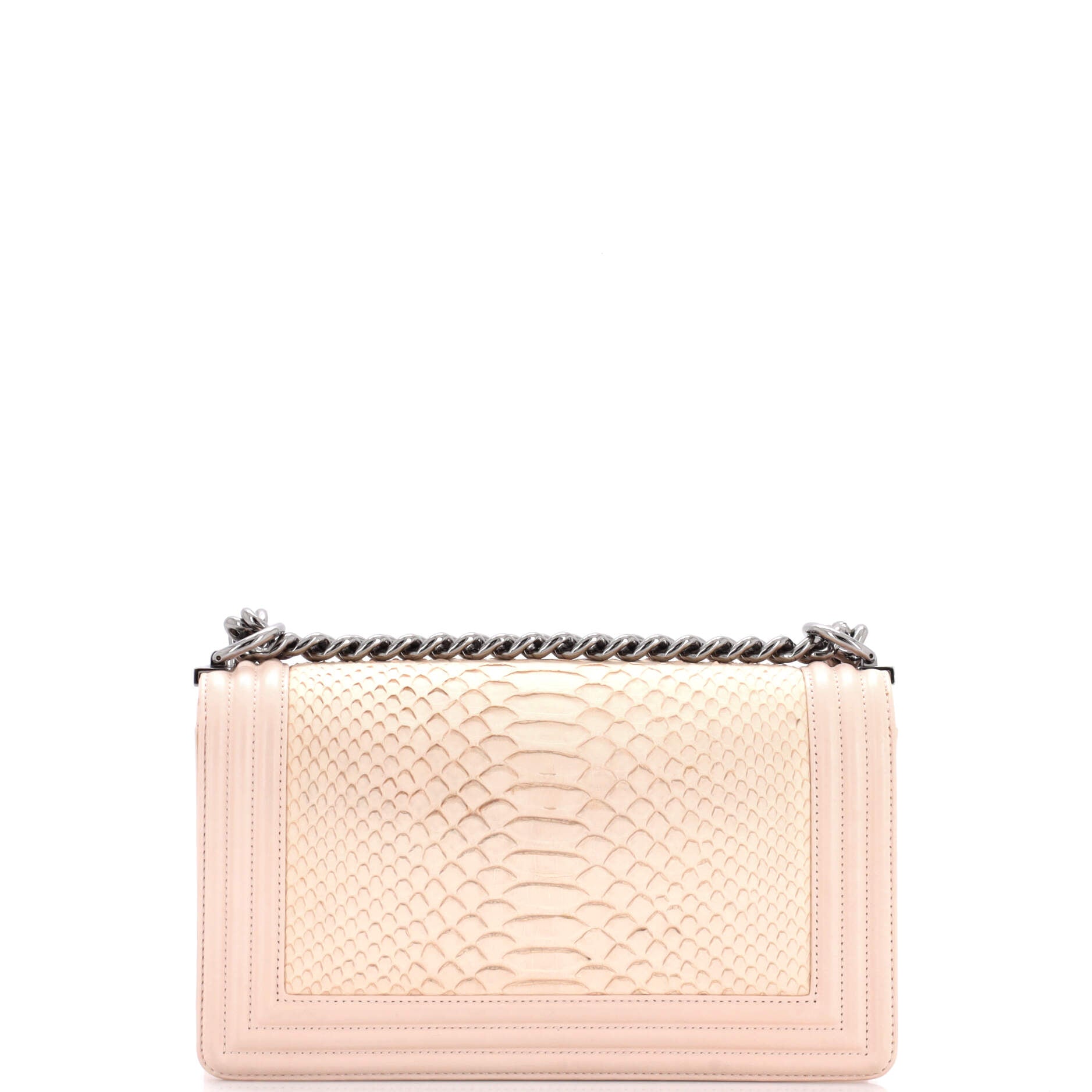 Boy Flap Bag Python Old Medium
