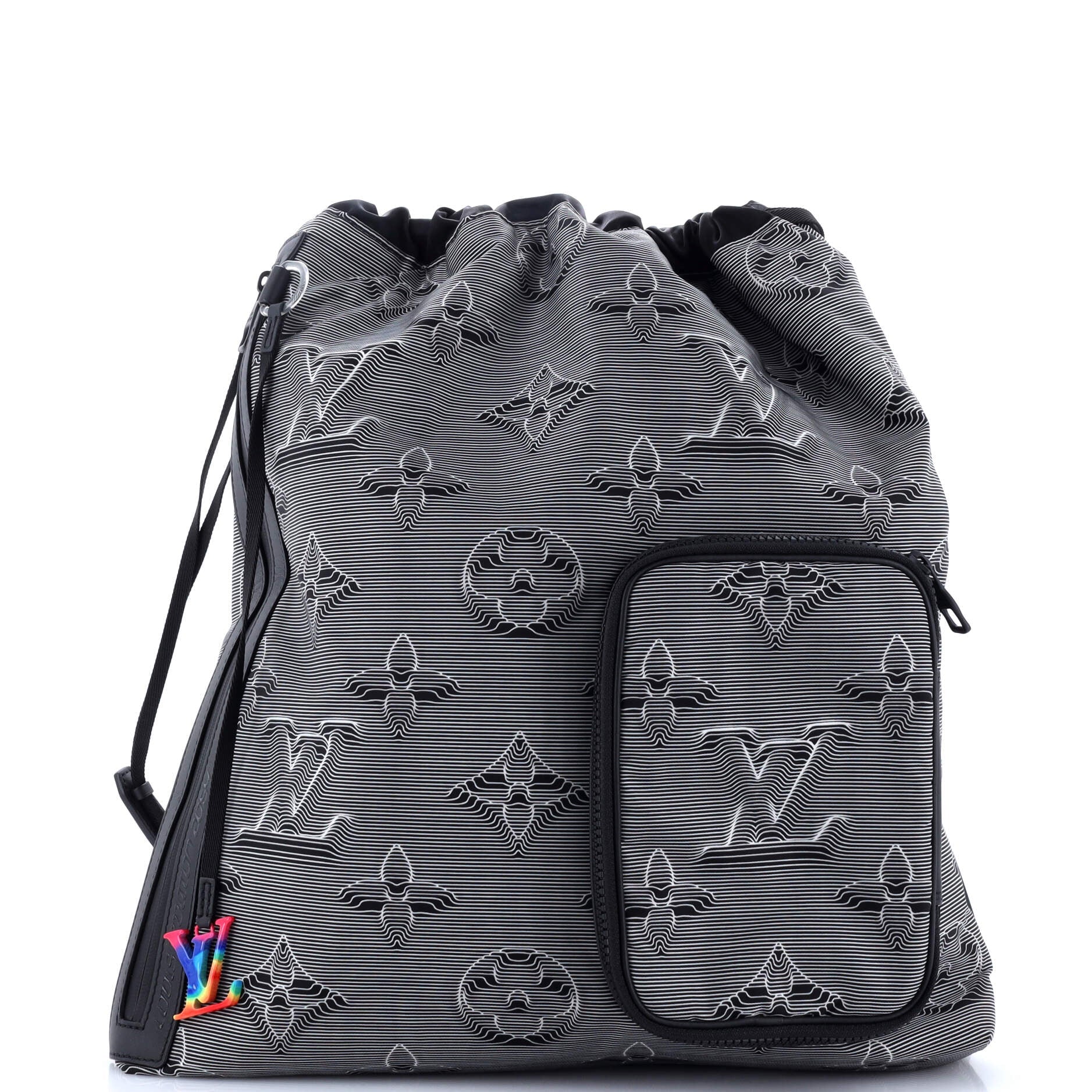 Louis Vuitton Drawstring Backpack Limited Edition 2054 Monogram Textile