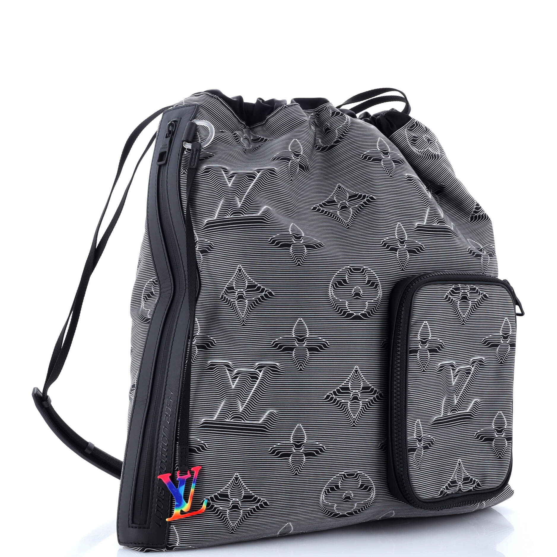 Louis Vuitton Drawstring Backpack Limited Edition 2054 Monogram Textile