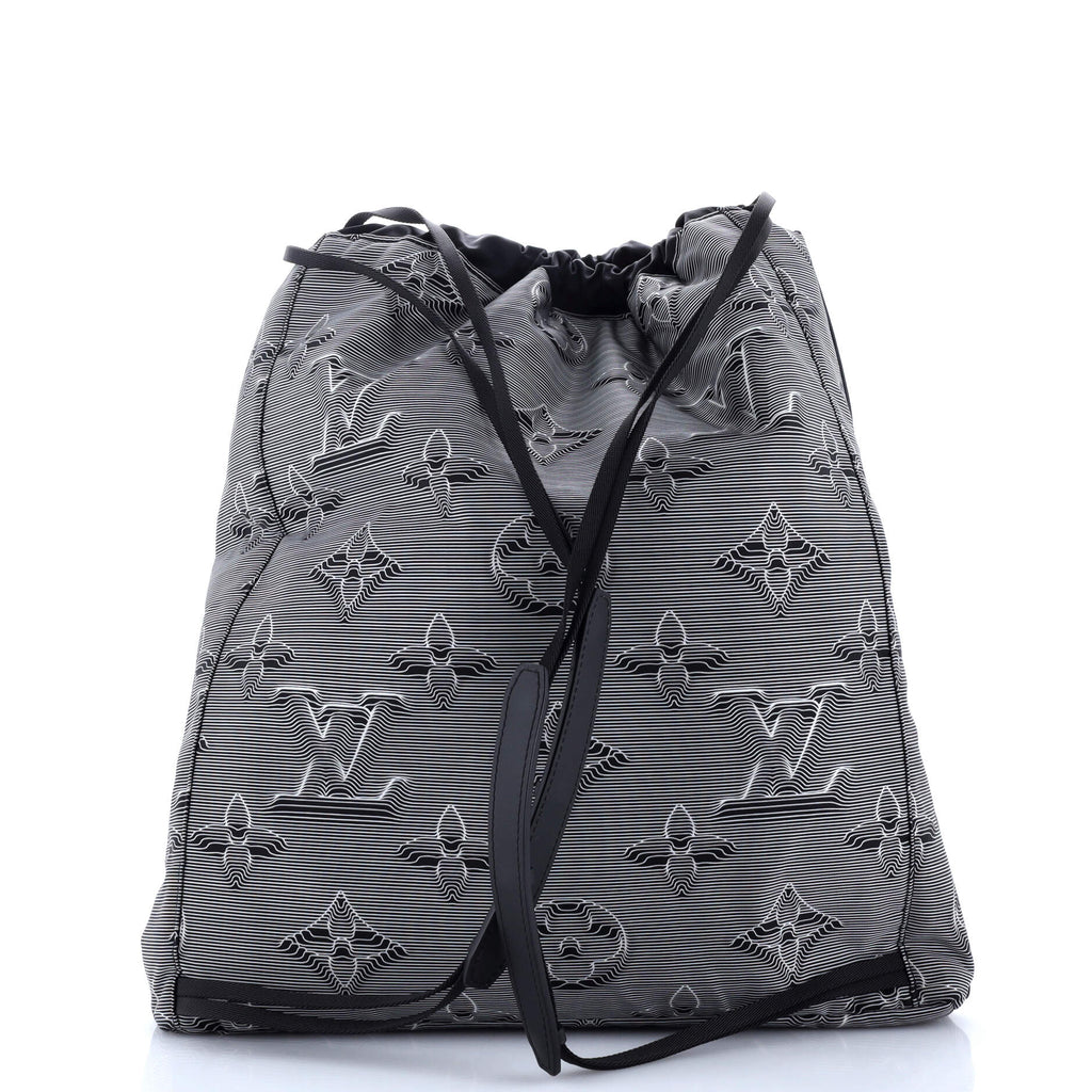 Louis Vuitton Drawstring Backpack Limited Edition 2054 Monogram Textile