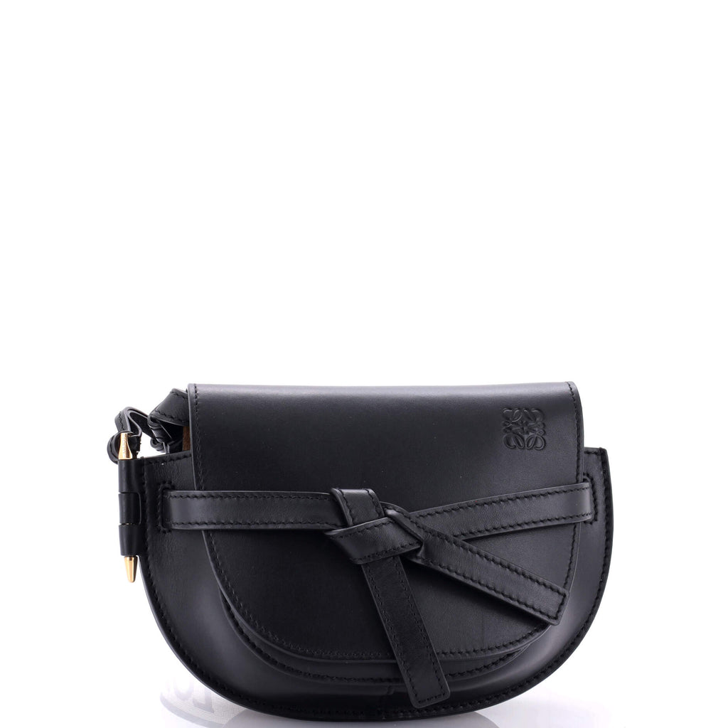 Gate Dual Shoulder Bag Leather Mini