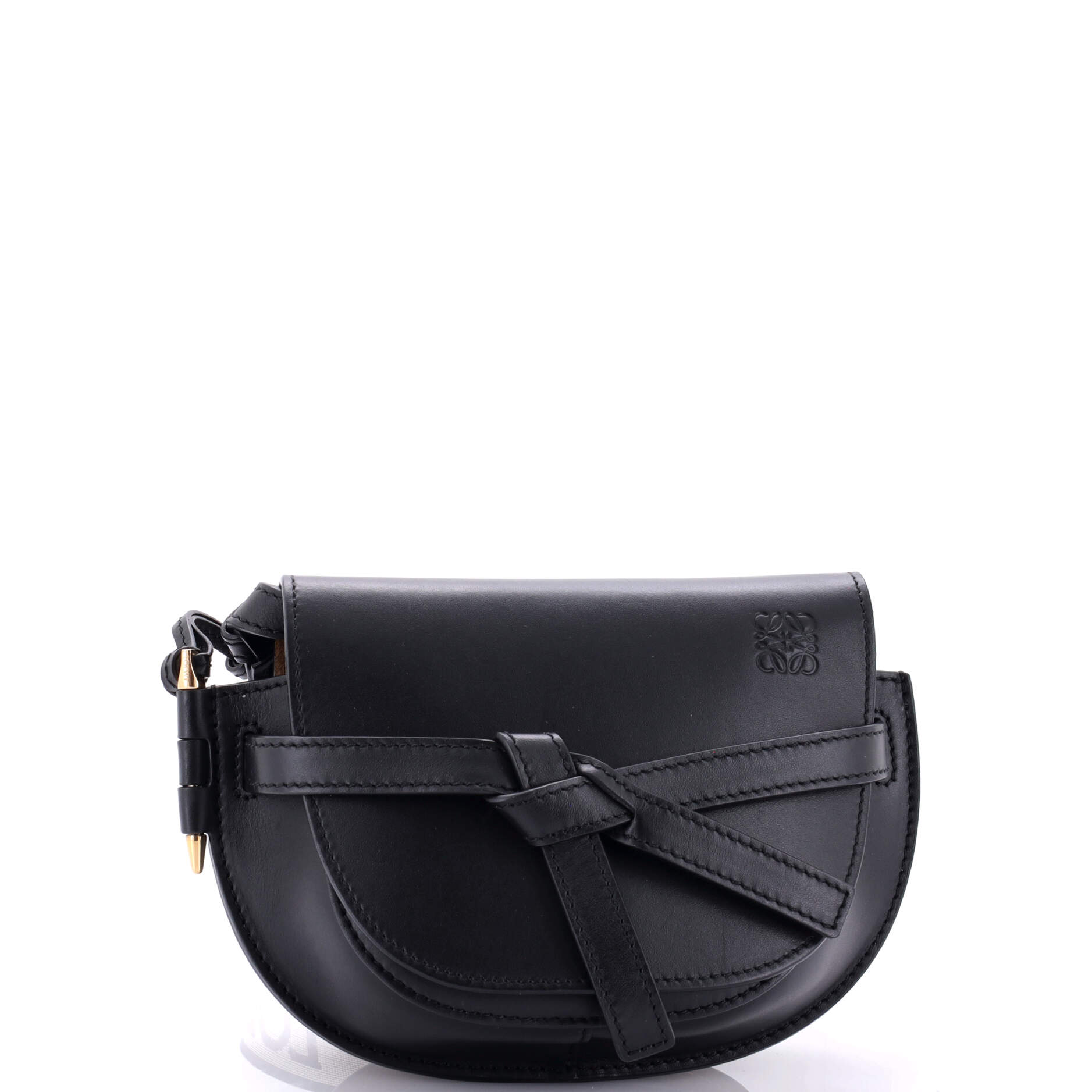 Gate Dual Shoulder Bag Leather Mini