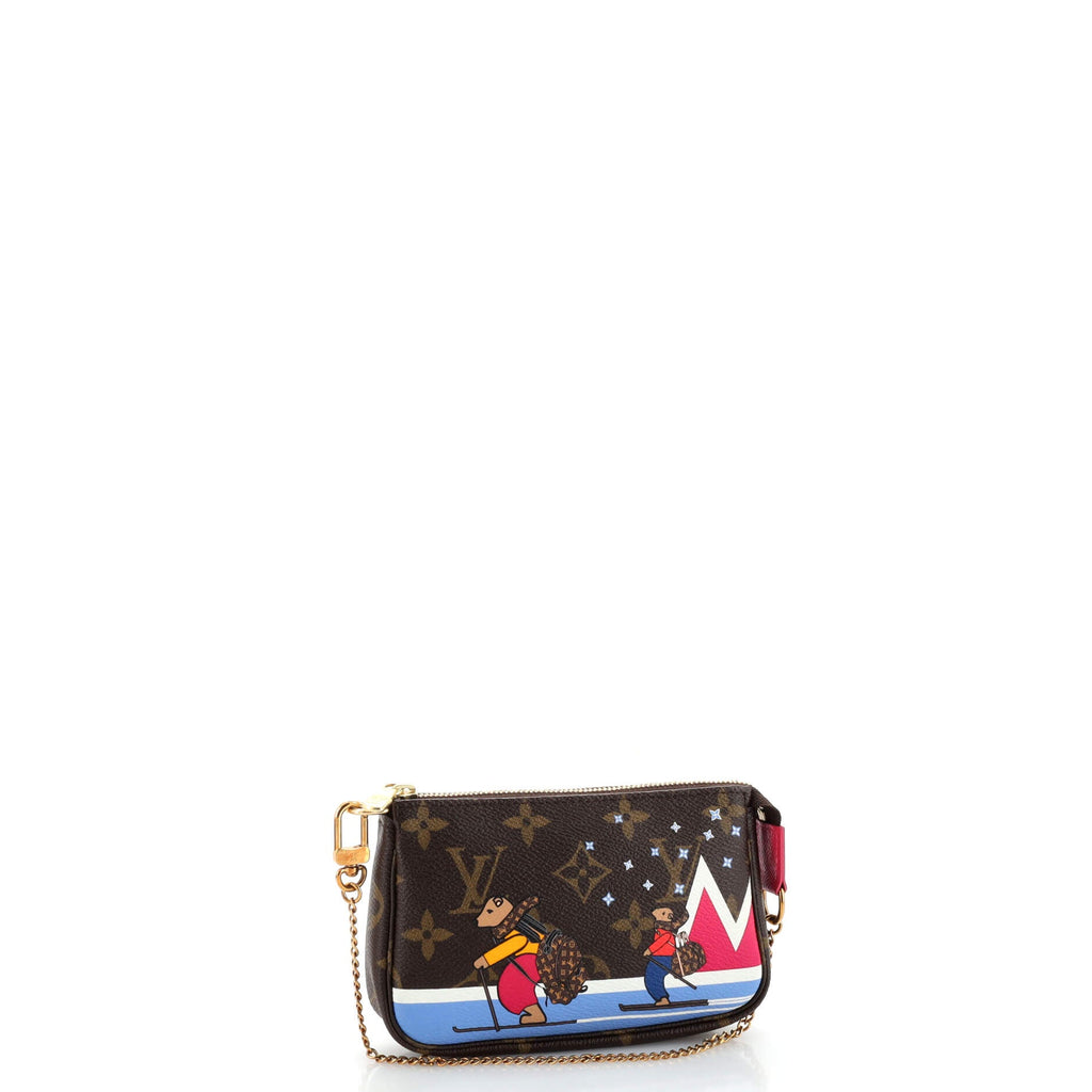 Pochette Accessoires Limited Edition Christmas Animation Monogram Canvas Mini