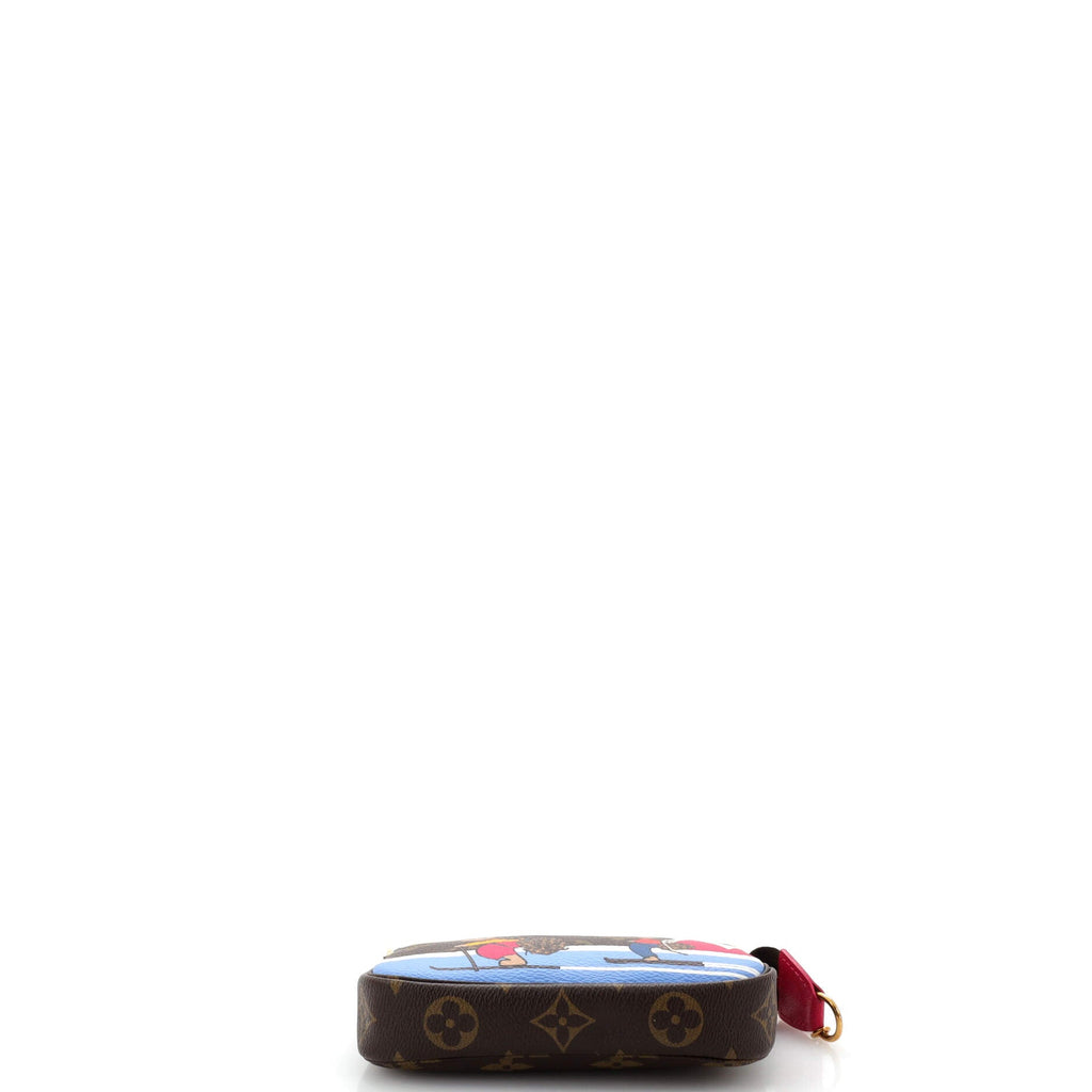 Pochette Accessoires Limited Edition Christmas Animation Monogram Canvas Mini
