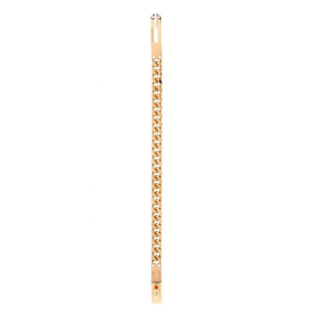 Kelly Gourmette Bracelet 18K Rose Gold with Diamonds Very Small