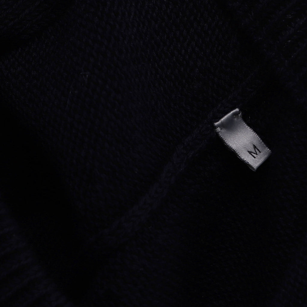 Men's Oblique Trim Crewneck Sweater Cotton