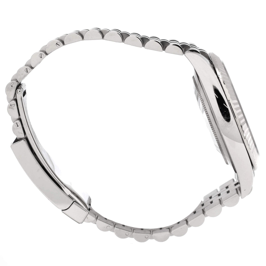 Oyster Perpetual Datejust Automatic Watch Stainless Steel and White Gold 41