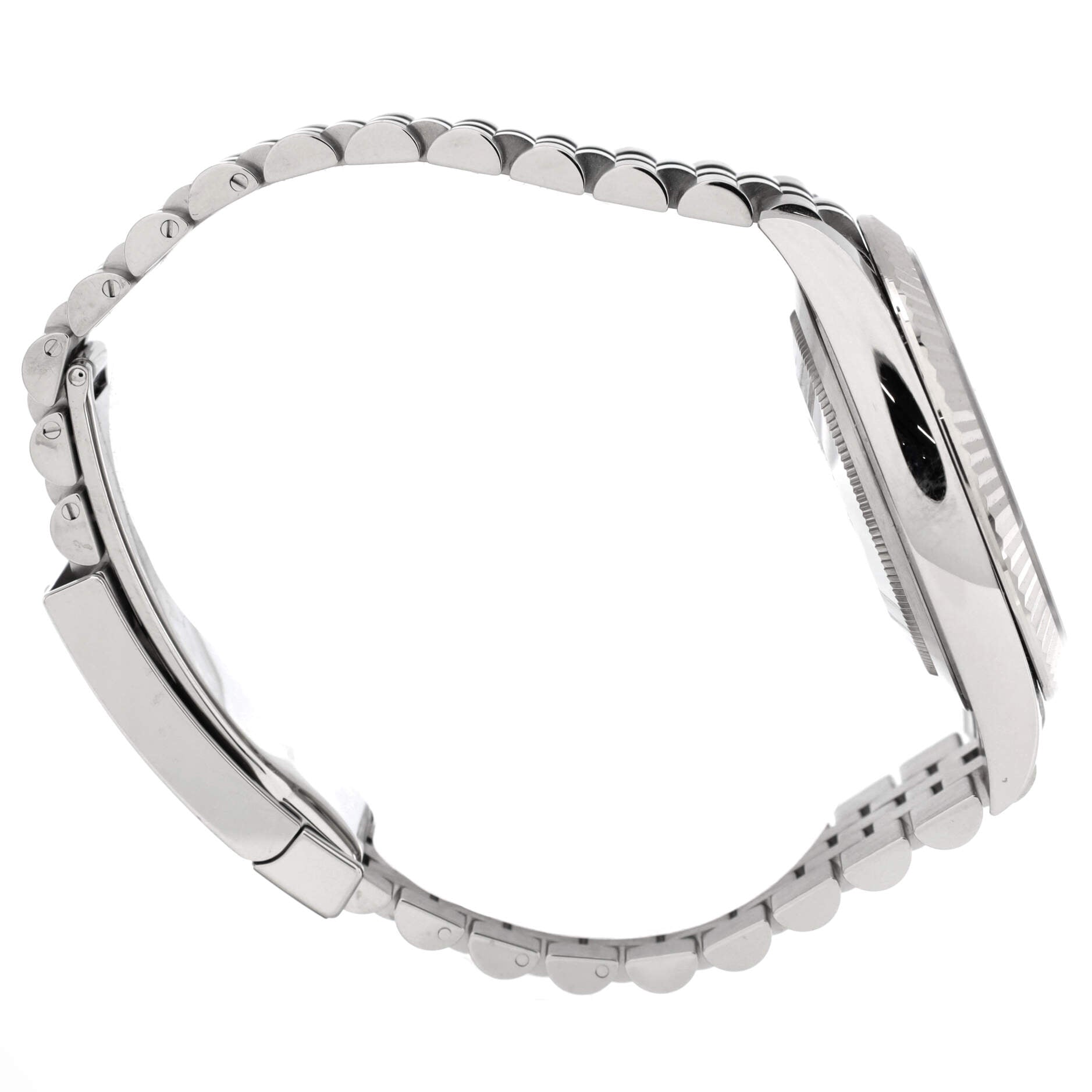 Oyster Perpetual Datejust Automatic Watch Stainless Steel and White Gold 41