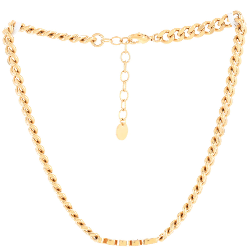 Dio(r)evolution Choker Necklace Metal with Crystals