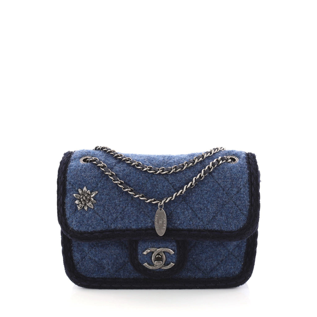 Paris-Salzburg Flap Bag Quilted Wool Mini