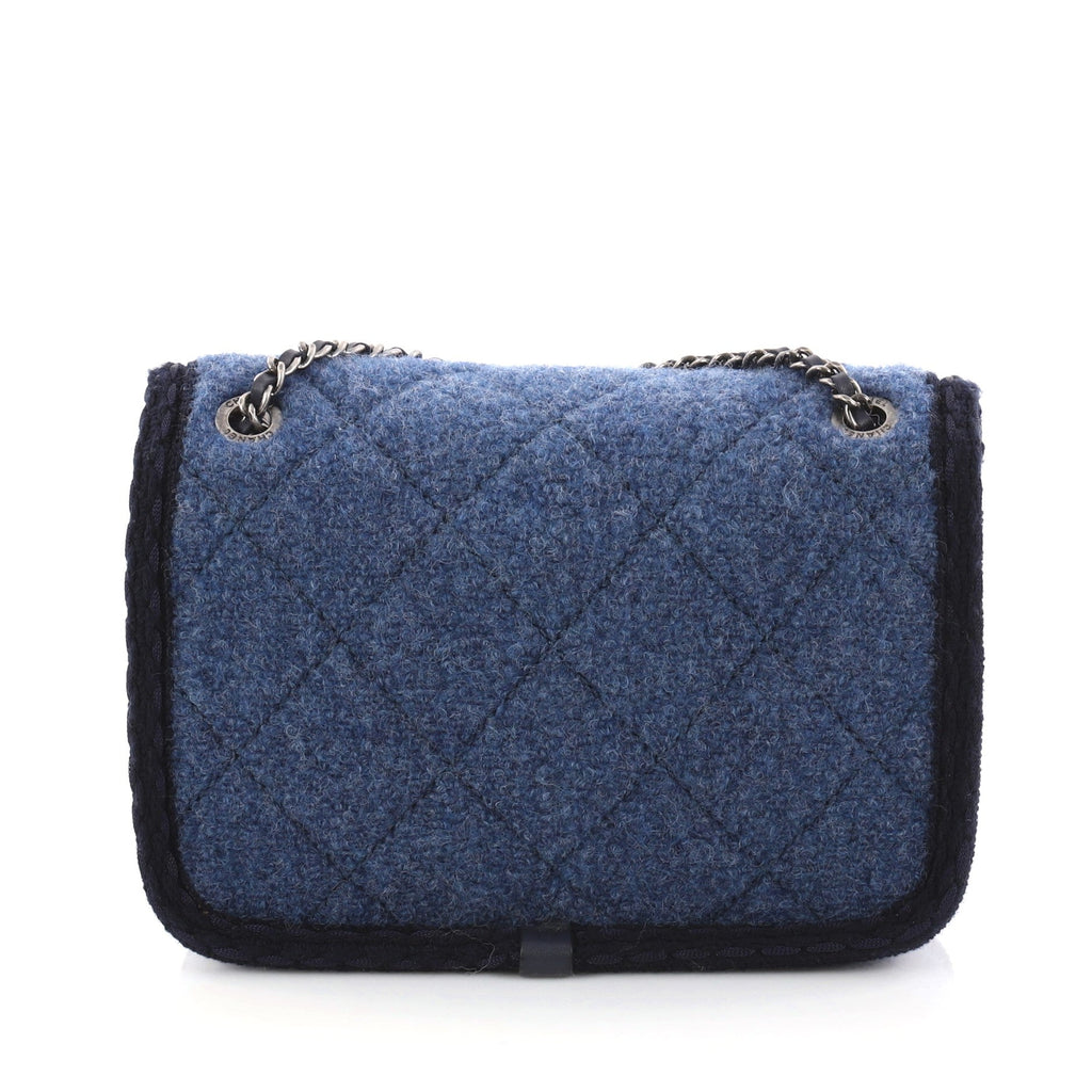 Paris-Salzburg Flap Bag Quilted Wool Mini