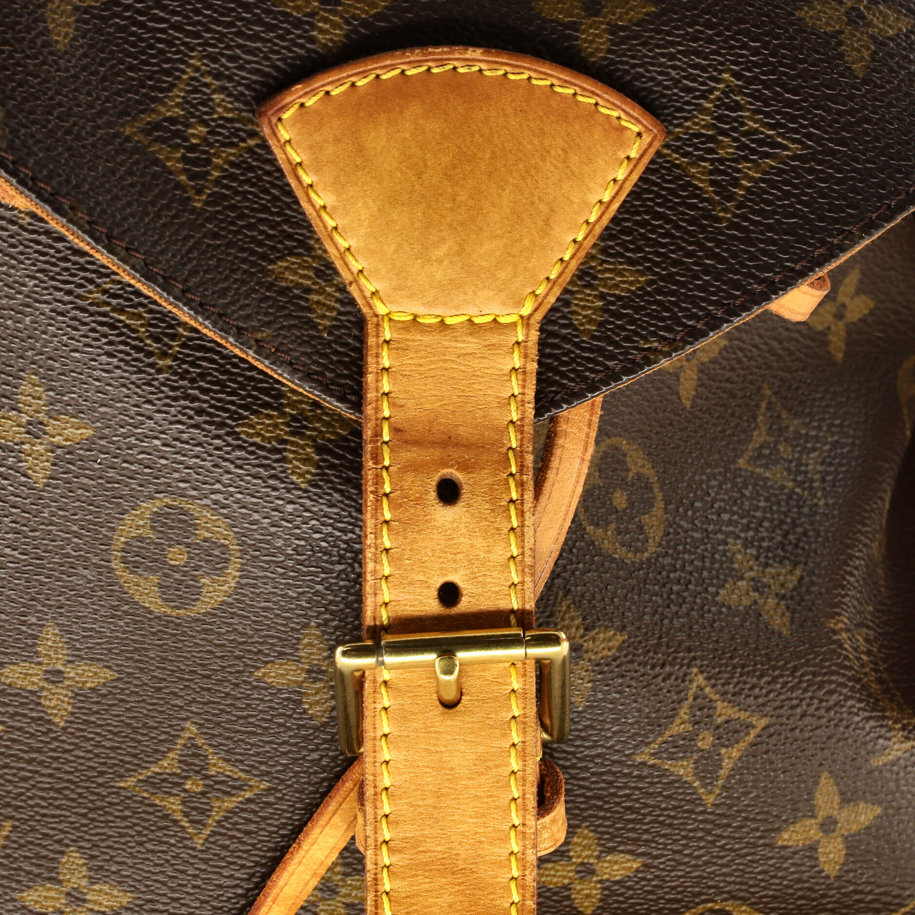 Louis Vuitton Vintage Montsouris Backpack Monogram Canvas GM