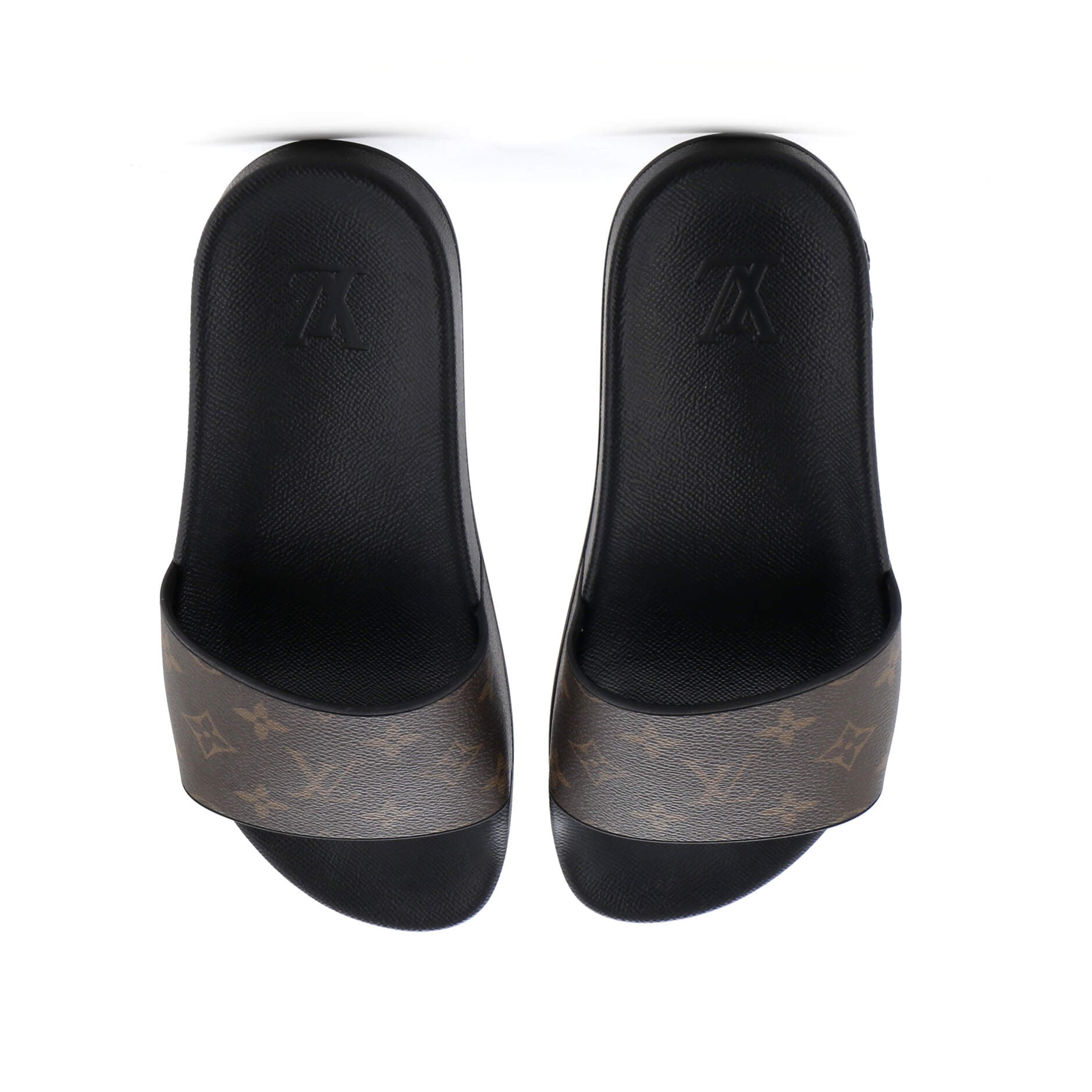 Men's Waterfront Mule Sandals Monogram Rubber