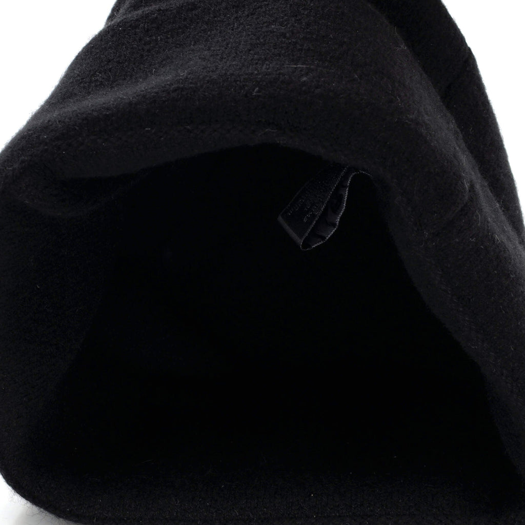 Logo Beanie Cashmere with Tweed