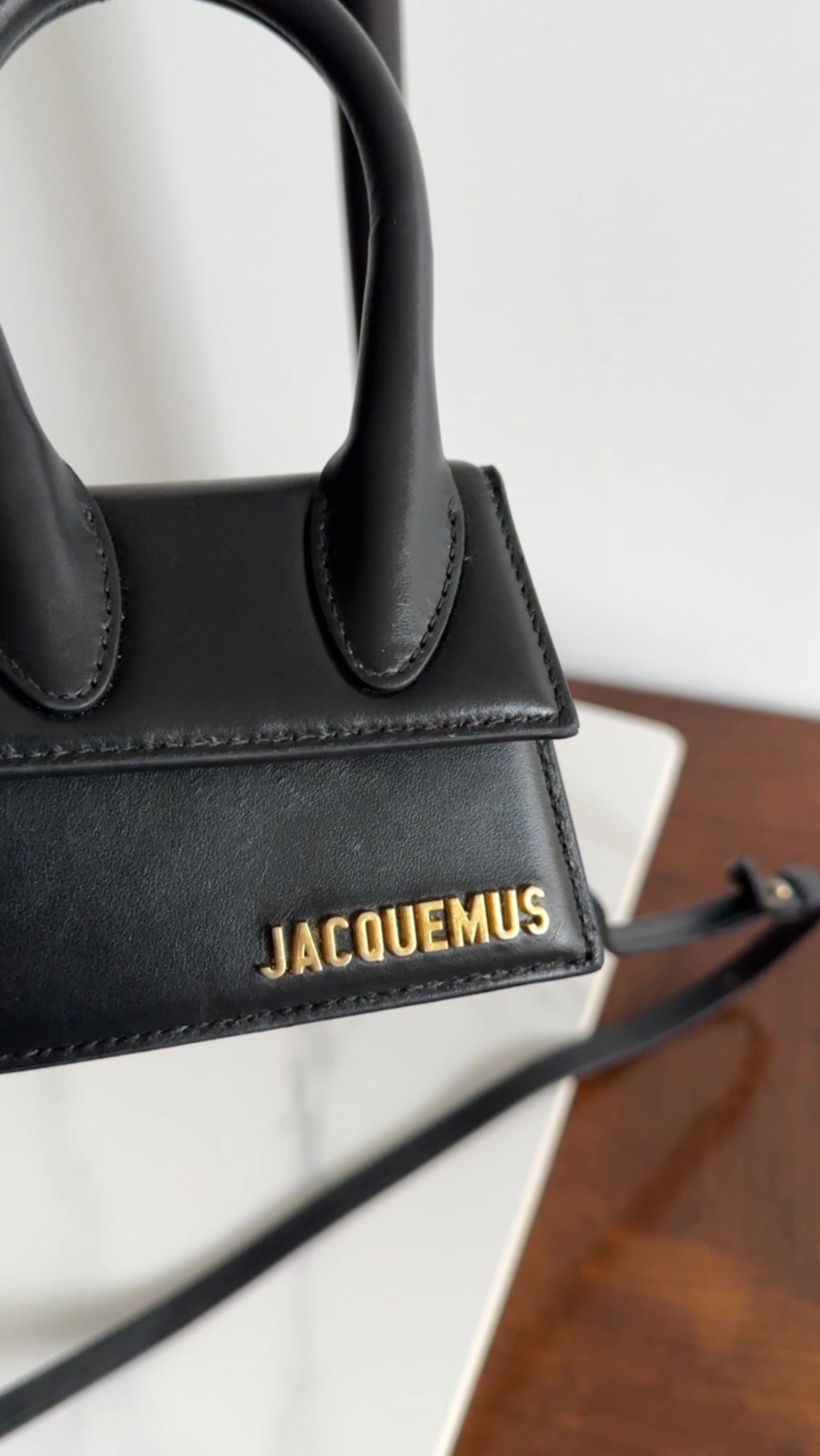 Jacquemus Le Chiquito Mini Black Leather Micro Bag