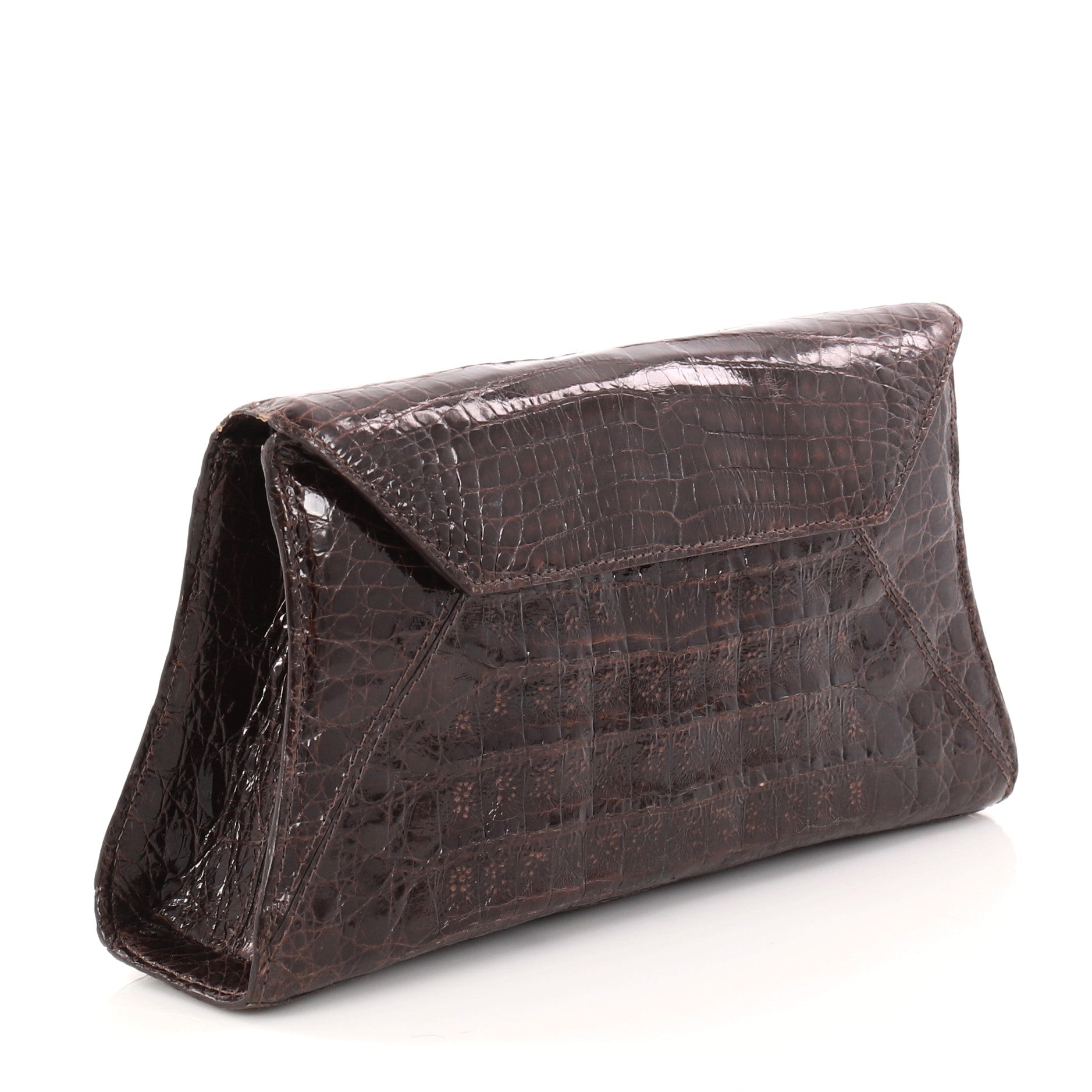 Envelope Convertible Clutch Crocodile