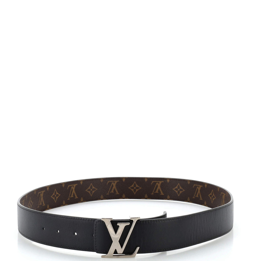 LV Initiales Reversible Belt Monogram Canvas and Leather Wide 100