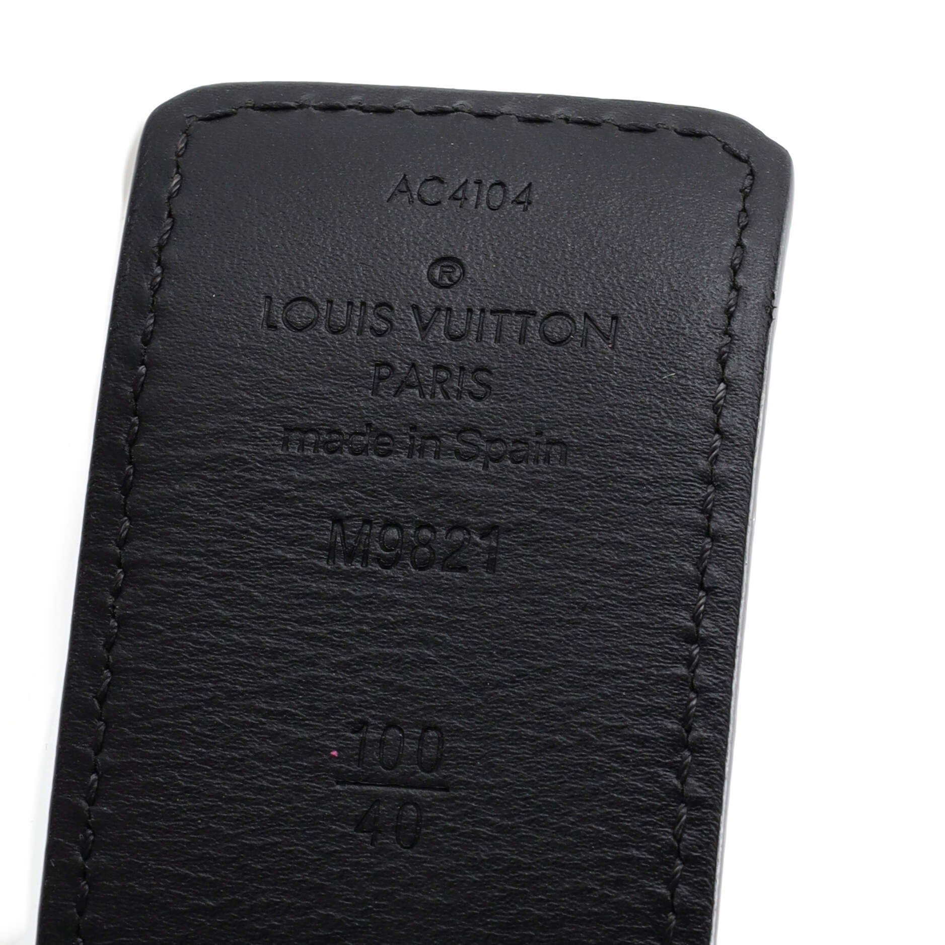 LV Initiales Reversible Belt Monogram Canvas and Leather Wide 100