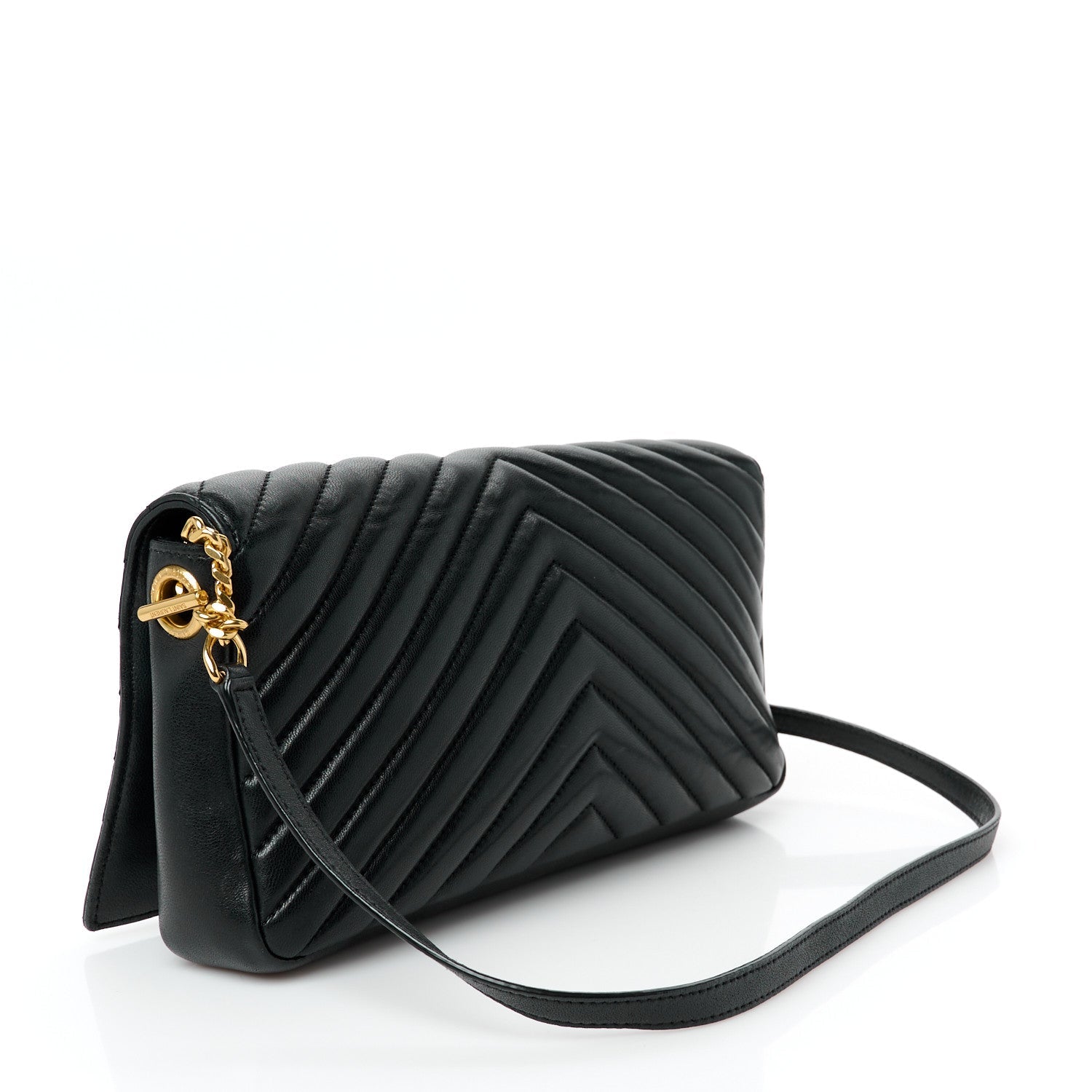Lambskin Matelasse Monogram Kate 99 Black