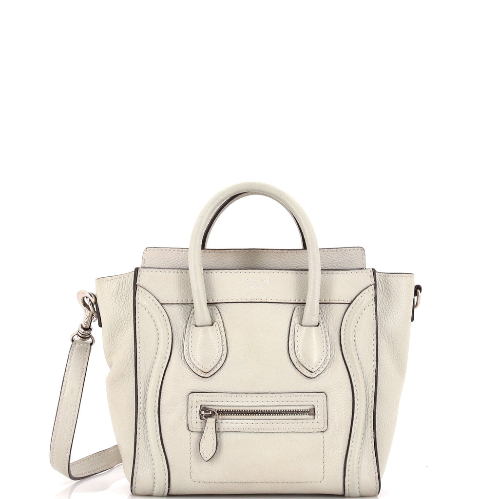 Luggage Bag Grainy Leather Nano