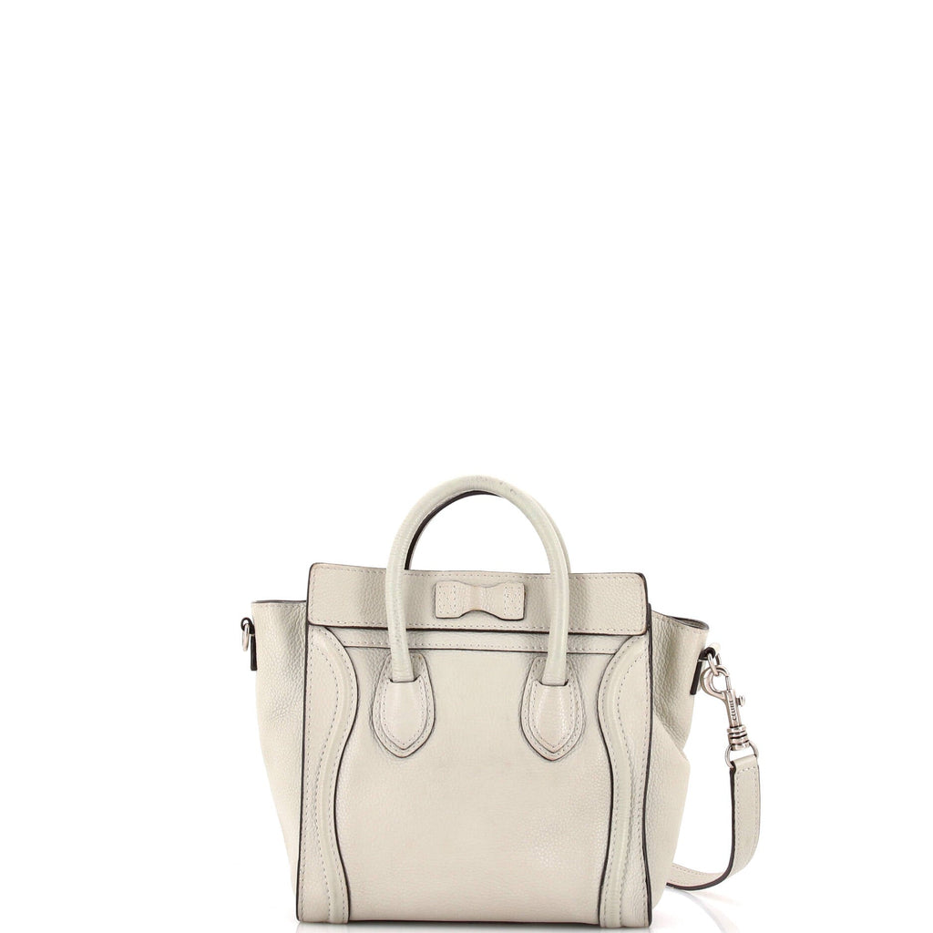 Luggage Bag Grainy Leather Nano
