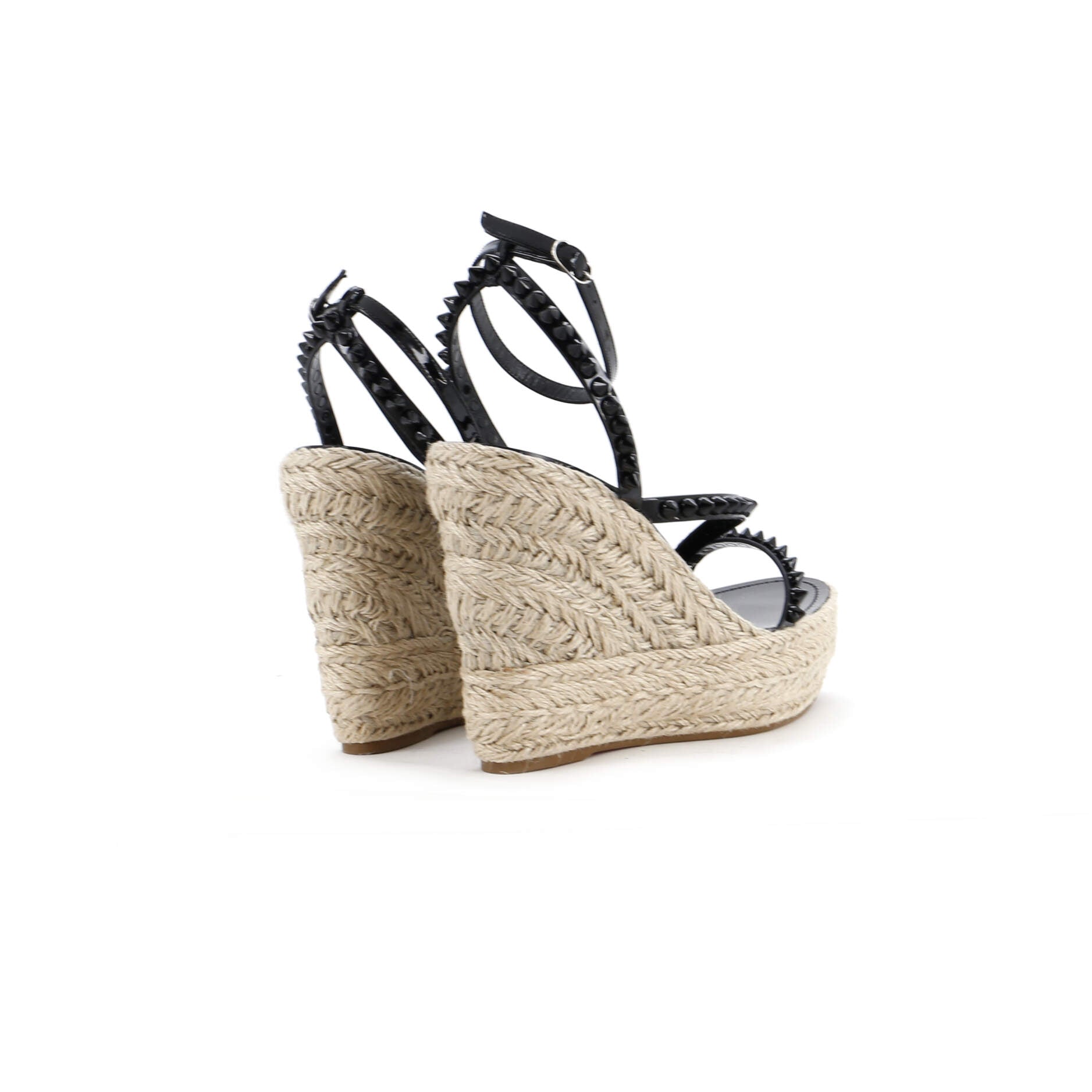 Women's Mafaldina Zeppa Espadrille Platform Sandals Spiked Leather 120