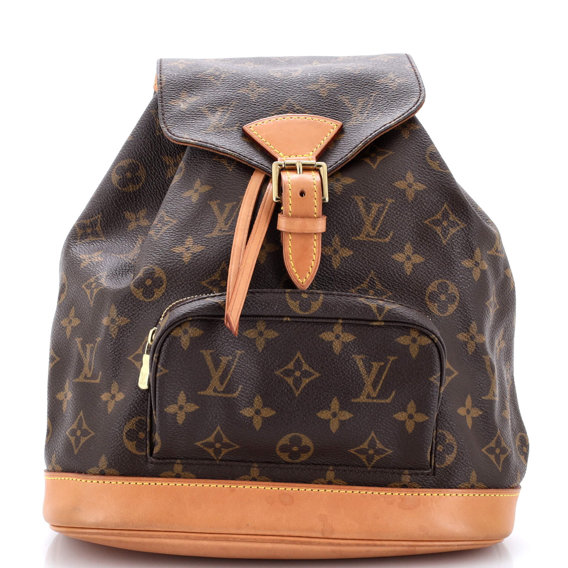 Louis Vuitton Vintage Montsouris Backpack Monogram Canvas MM