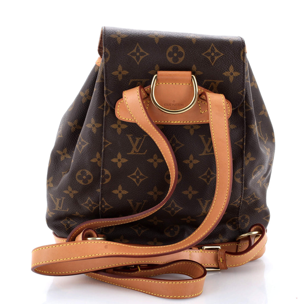 Louis Vuitton Vintage Montsouris Backpack Monogram Canvas MM