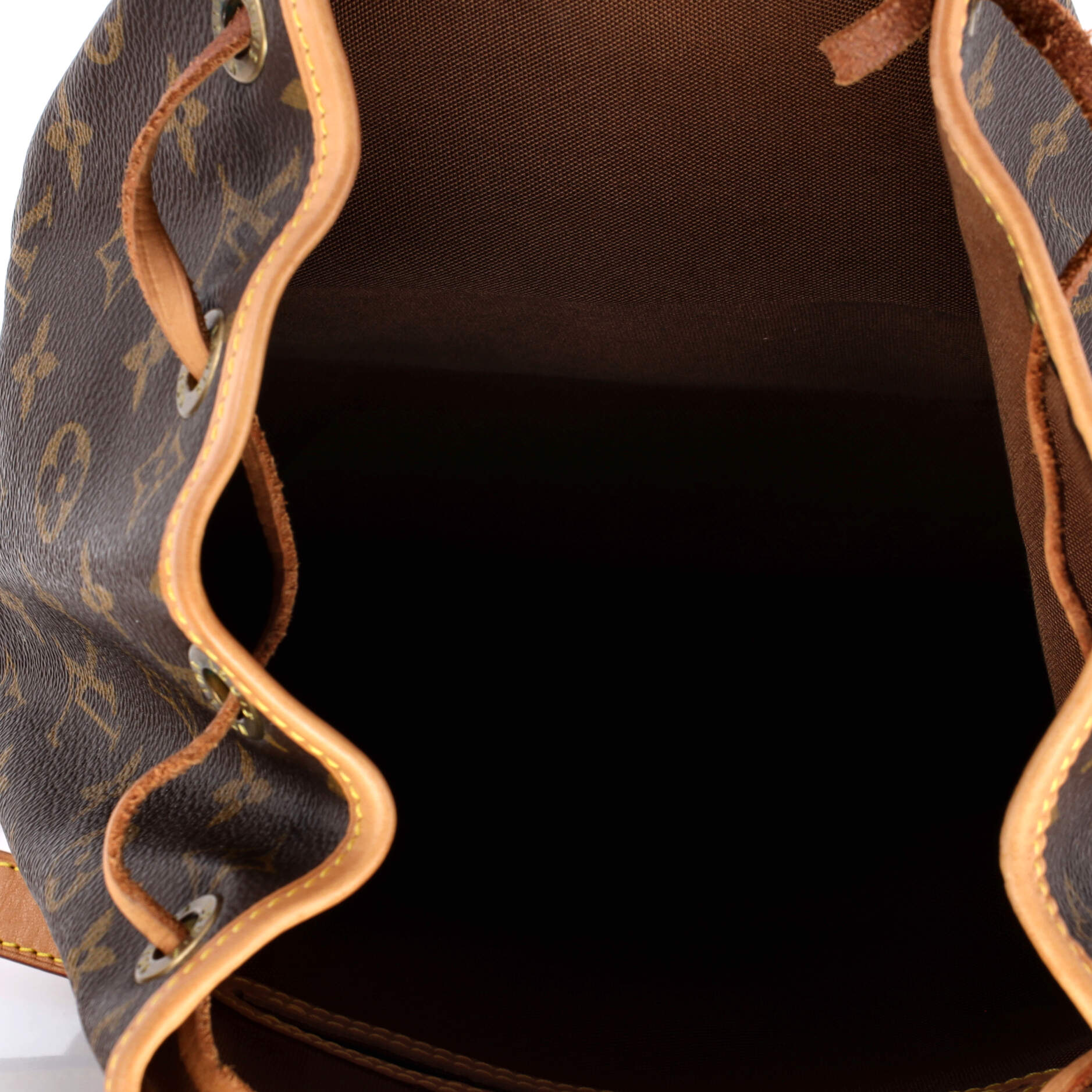 Louis Vuitton Vintage Montsouris Backpack Monogram Canvas MM