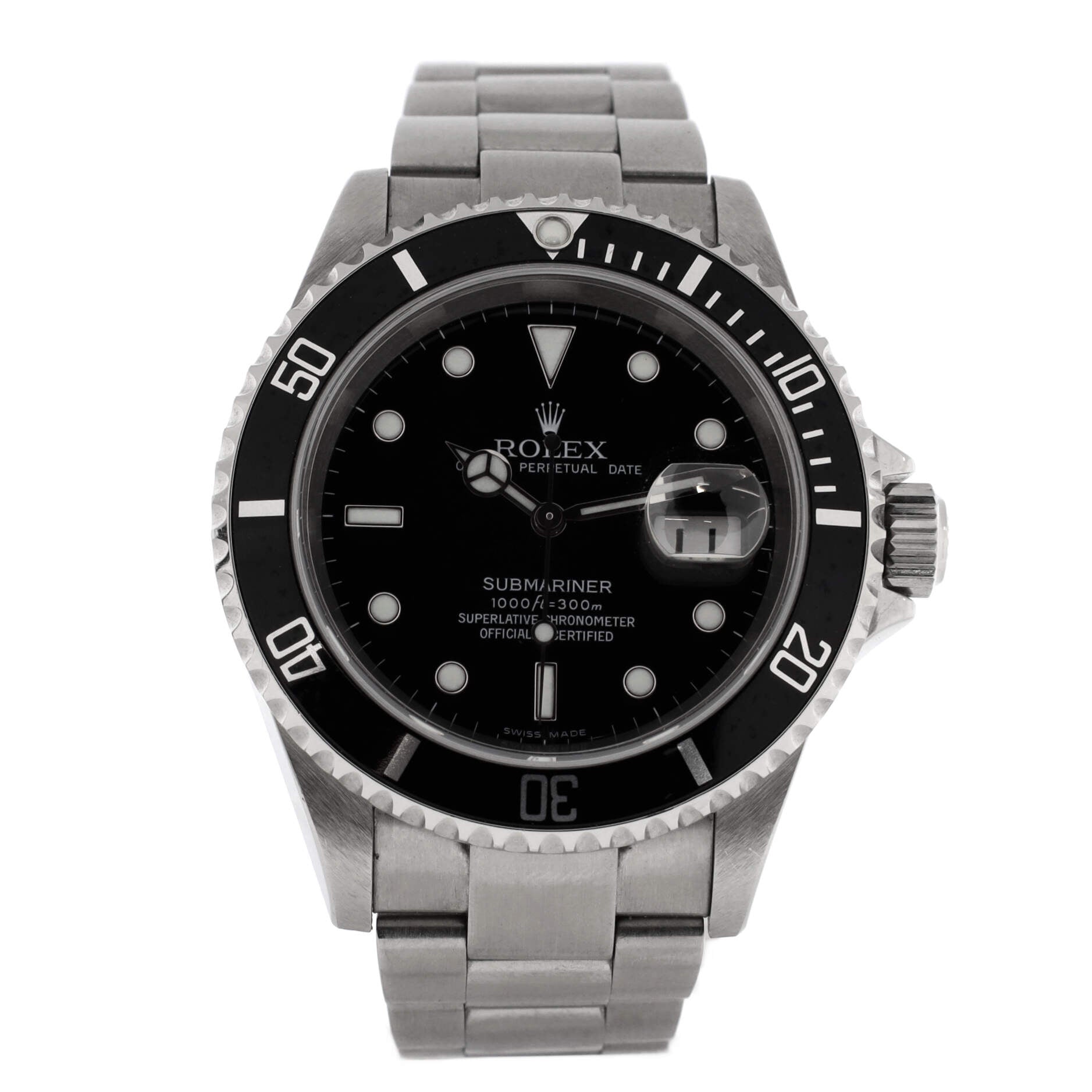 Oyster Perpetual Submariner Date Automatic Watch Stainless Steel 40