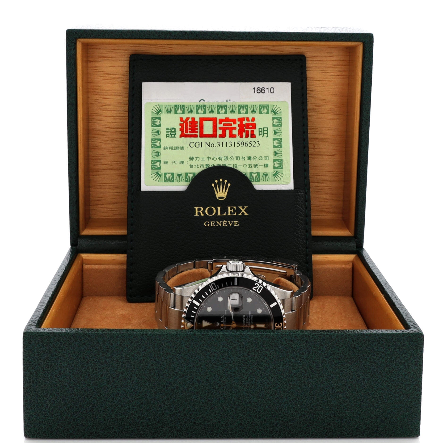 Oyster Perpetual Submariner Date Automatic Watch Stainless Steel 40