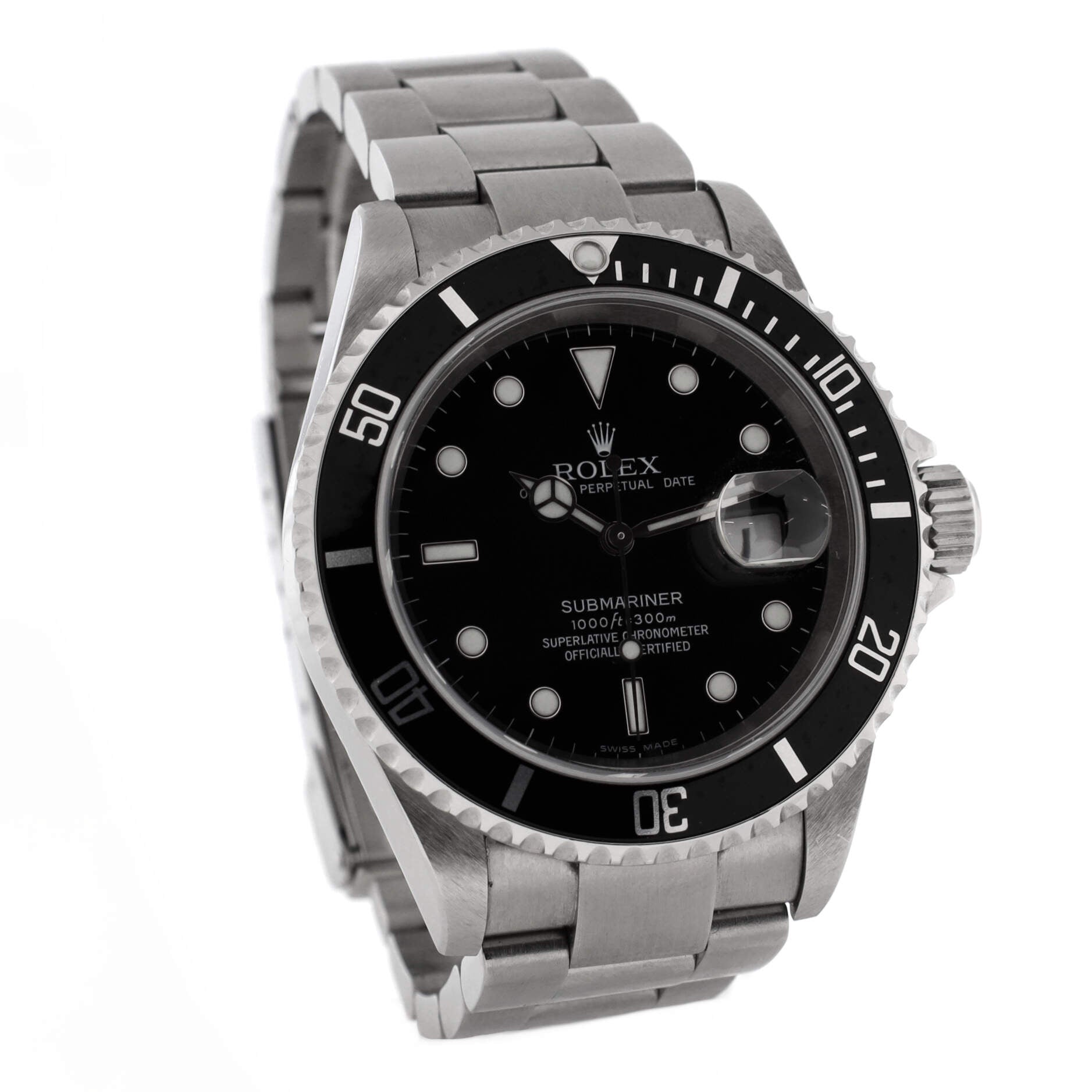 Oyster Perpetual Submariner Date Automatic Watch Stainless Steel 40