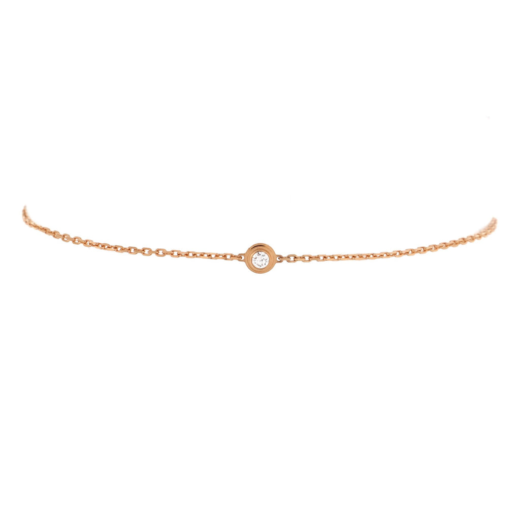 D'Amour Bracelet 18K Rose Gold and Diamond XS