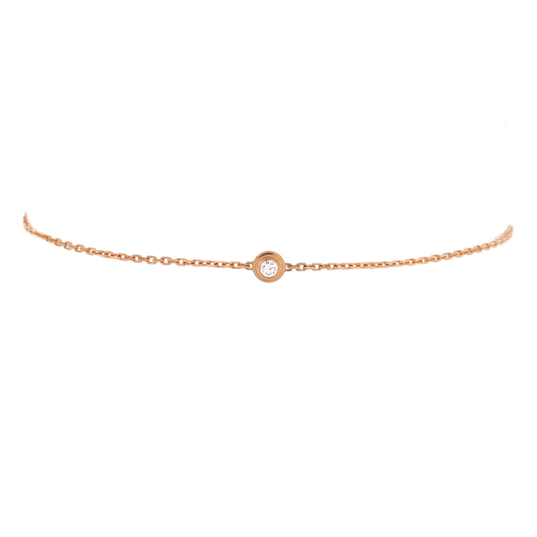 D'Amour Bracelet 18K Rose Gold and Diamond XS