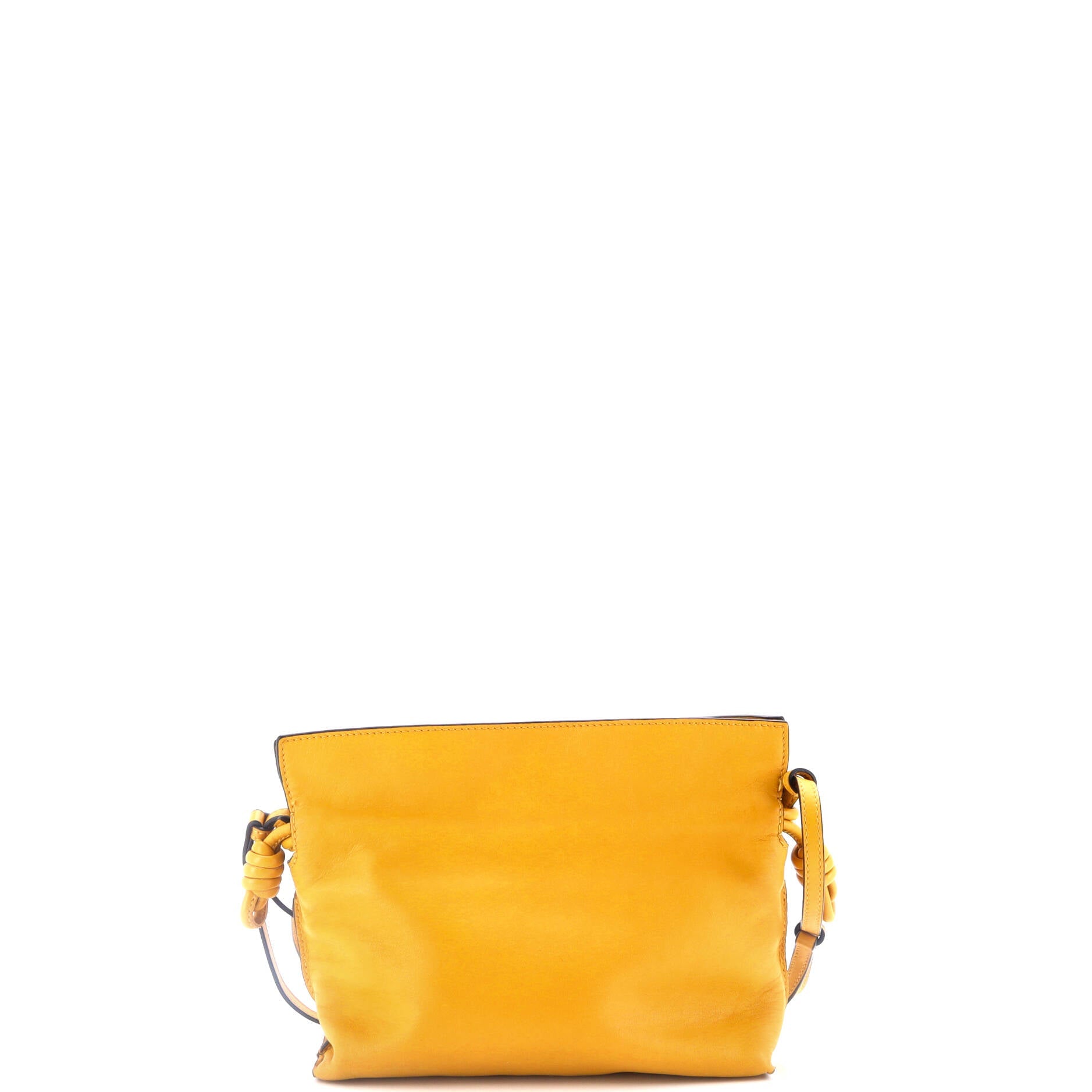 Flamenco Knot Clutch Leather Mini