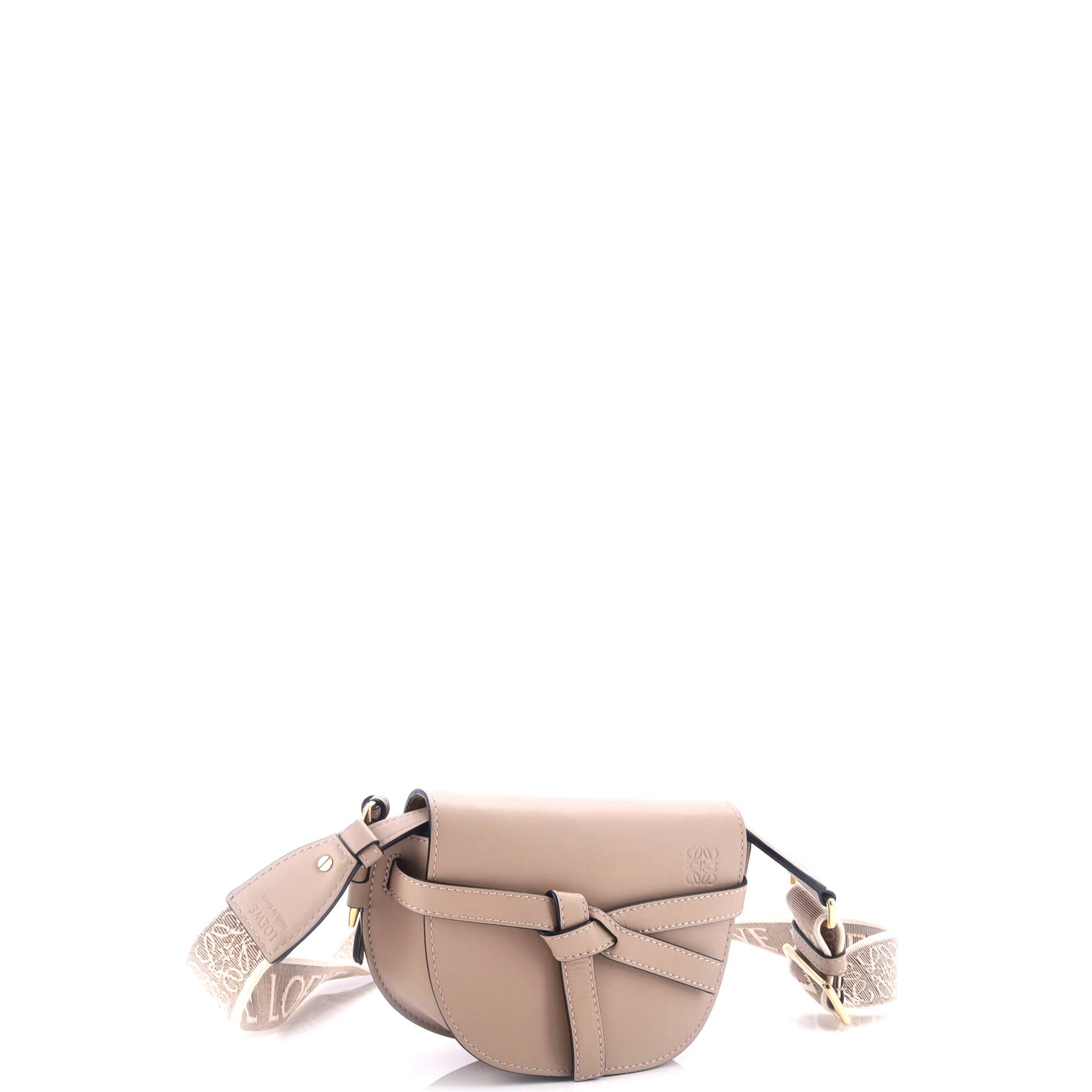 Gate Dual Shoulder Bag Leather Mini