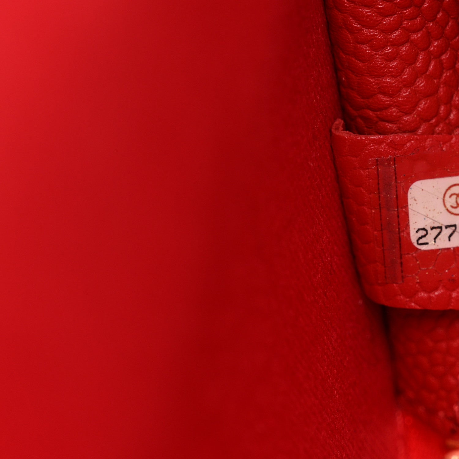 Caviar Quilted Small Camera Bag Red