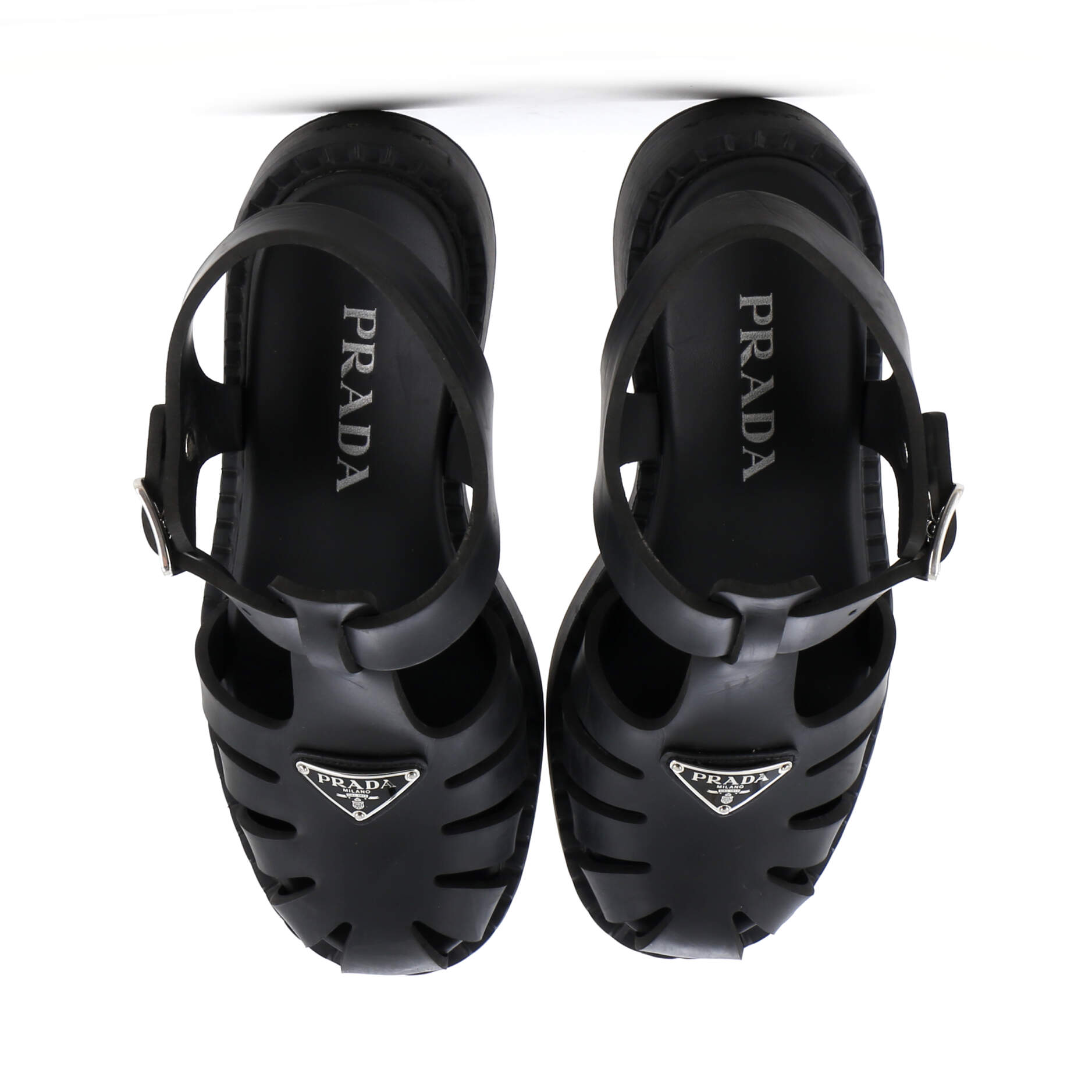 Women's Monolith Cage Platform Sandals Rubber