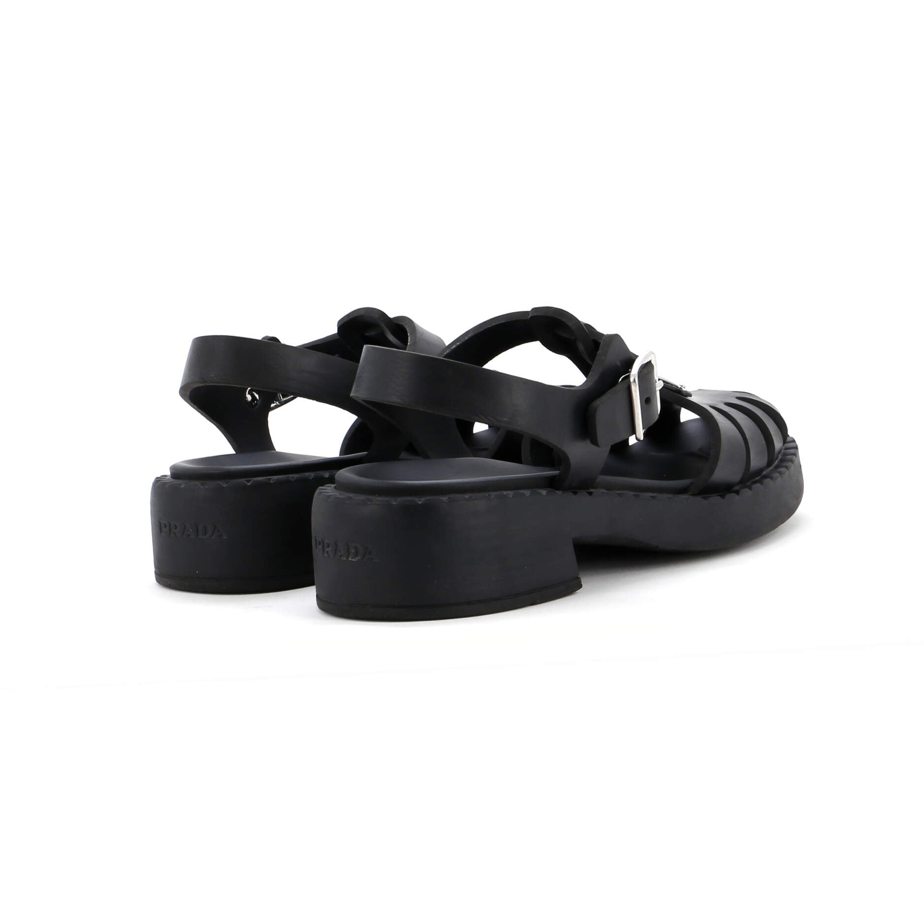 Women's Monolith Cage Platform Sandals Rubber