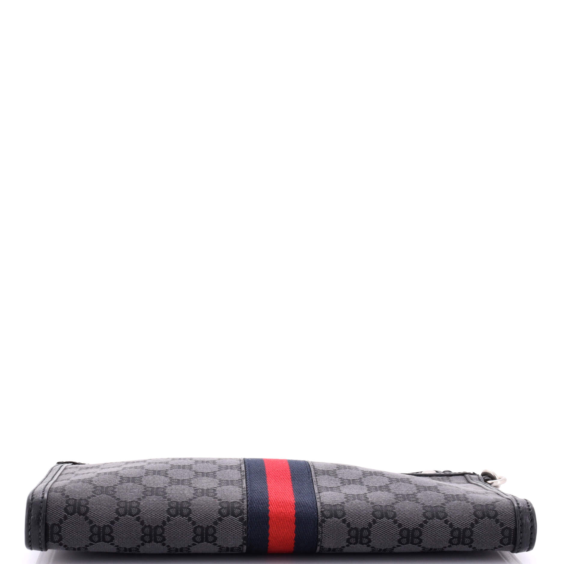 x Gucci The Hacker Project Web Wristlet Clutch BB Canvas