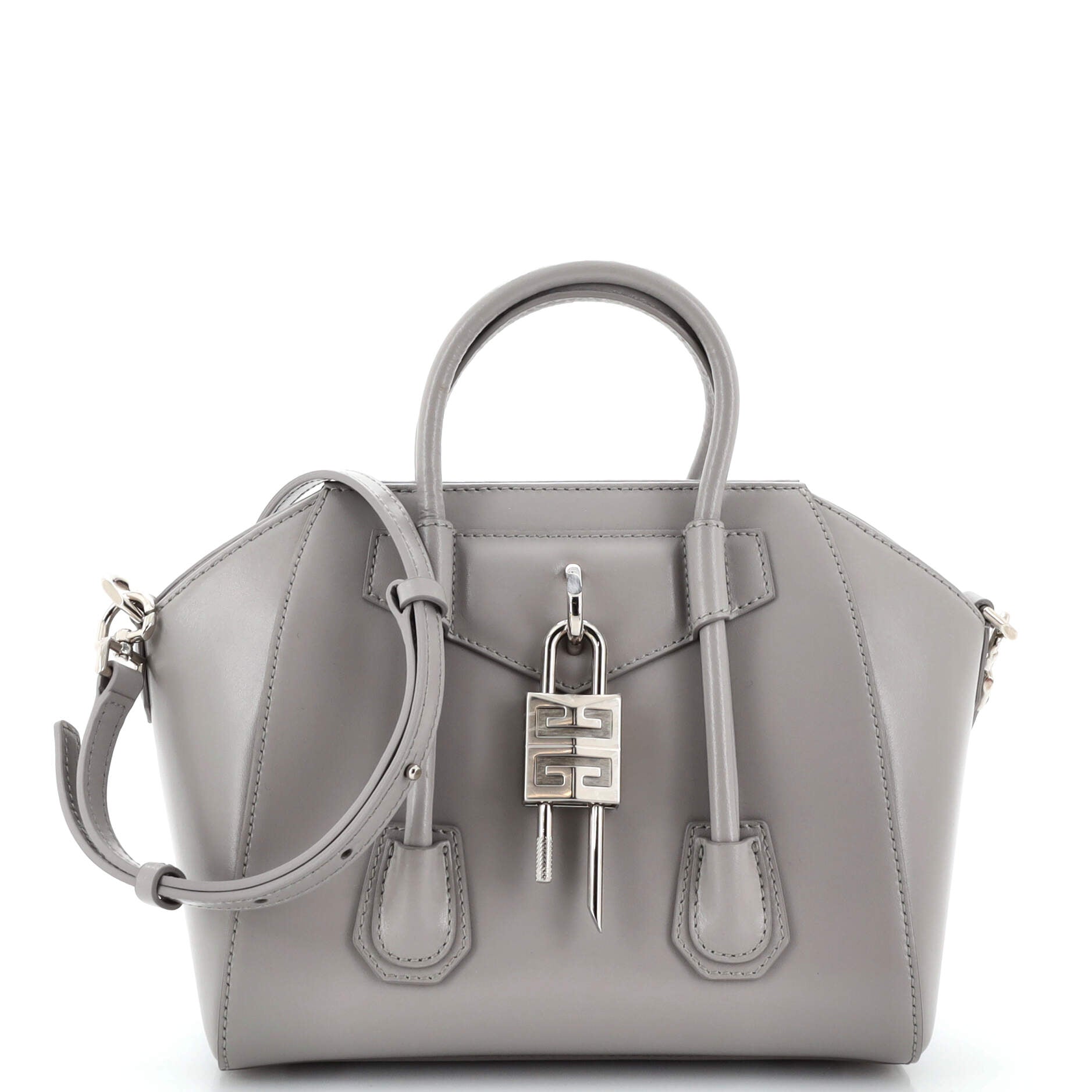 Antigona Lock Bag Leather Mini