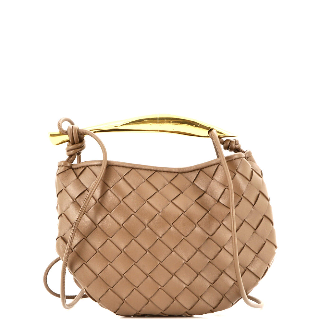 Sardine Top Handle Bag Intrecciato Nappa Mini
