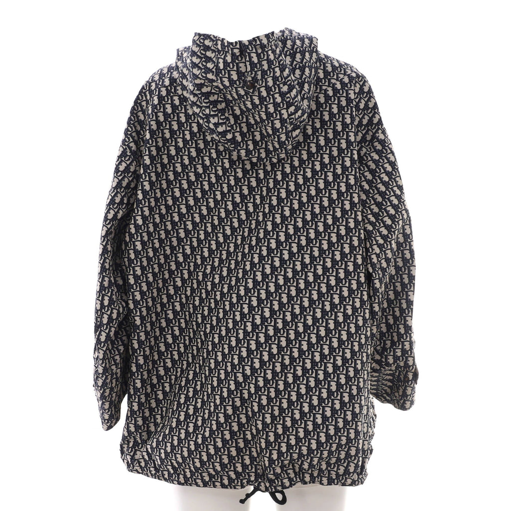 Women's Hooded Anorak Jacket Oblique Polyester
