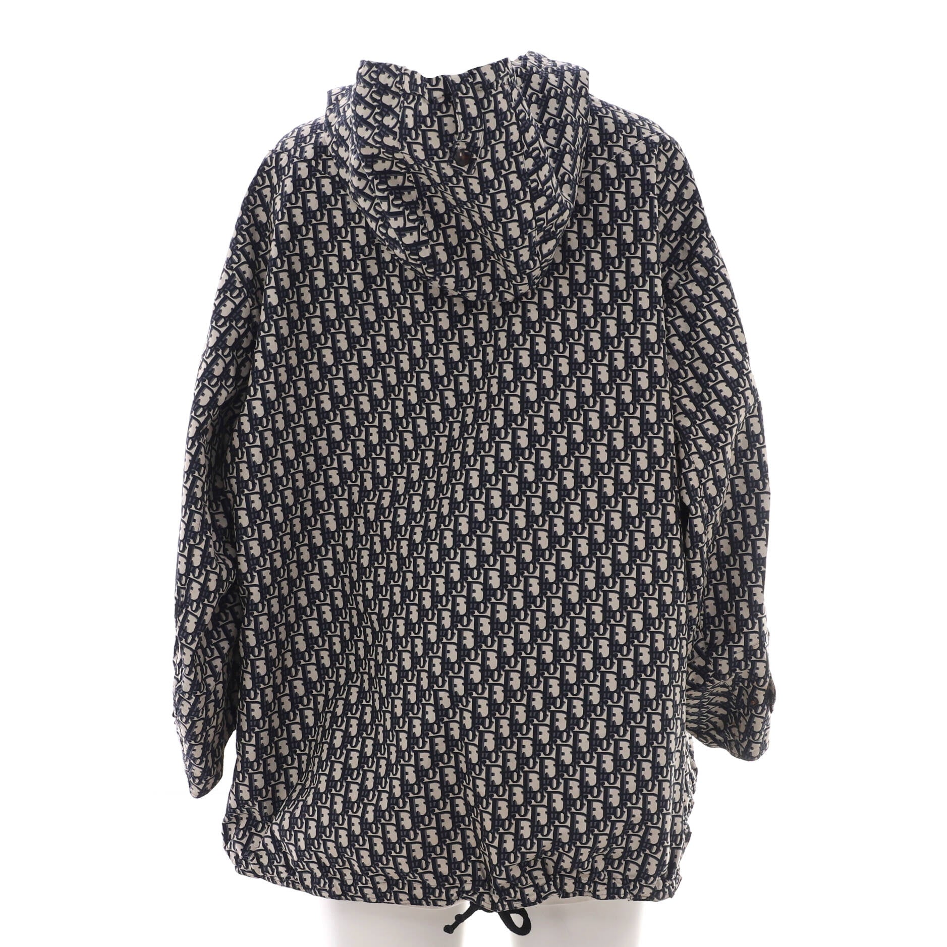 Women's Hooded Anorak Jacket Oblique Polyester