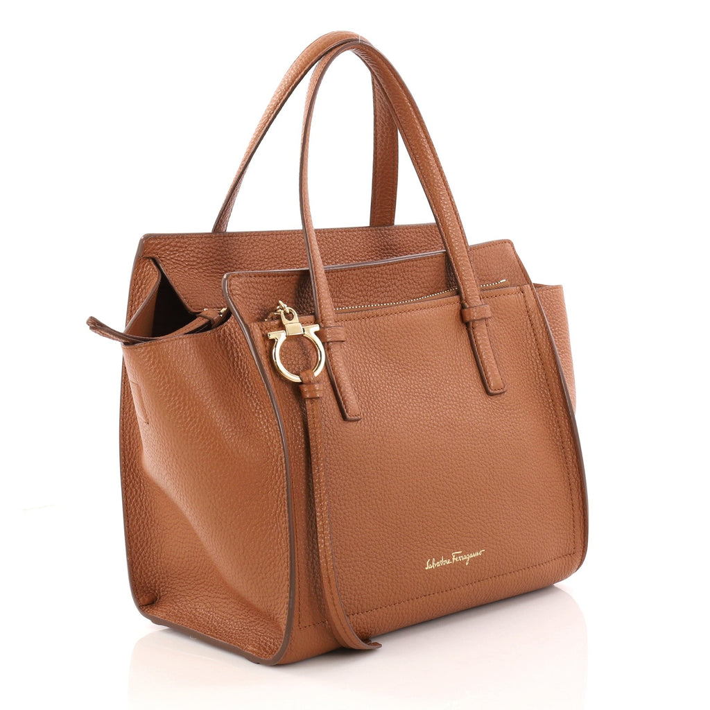Amy Tote Pebbled Leather Mini